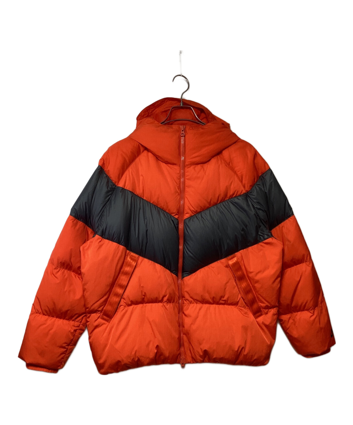 中古・古着通販】NIKE (ナイキ) ダウンジャケット レッド×グレー