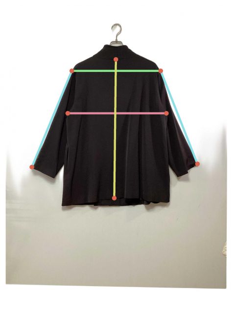 中古・古着通販】慈雨 (ジウ) スタンドカラーコート ダークブラウン