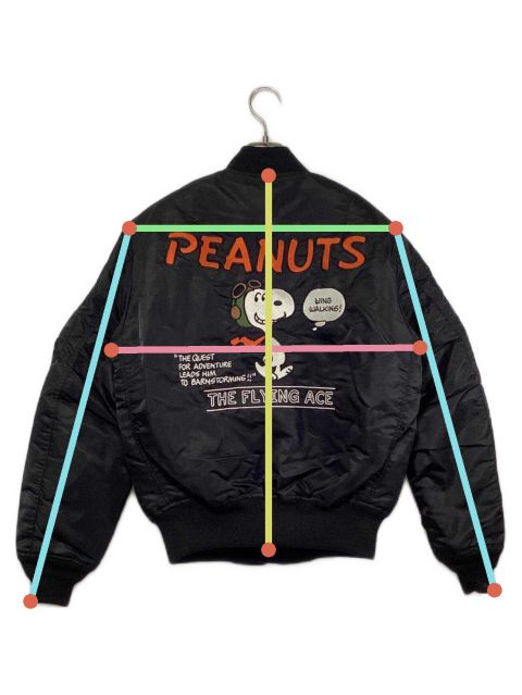 中古　アヴィレックスxピーナッツMA-1 \"フライングエース\" AVIREX 《AVIREX * PEANUTS》MA-1 