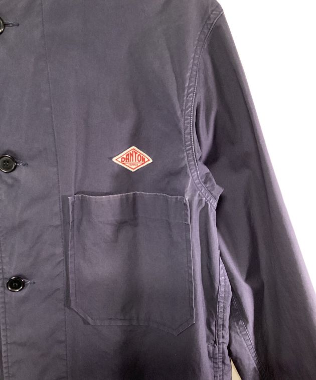 中古・古着通販】DANTON (ダントン) ノーカラージャケット ネイビー