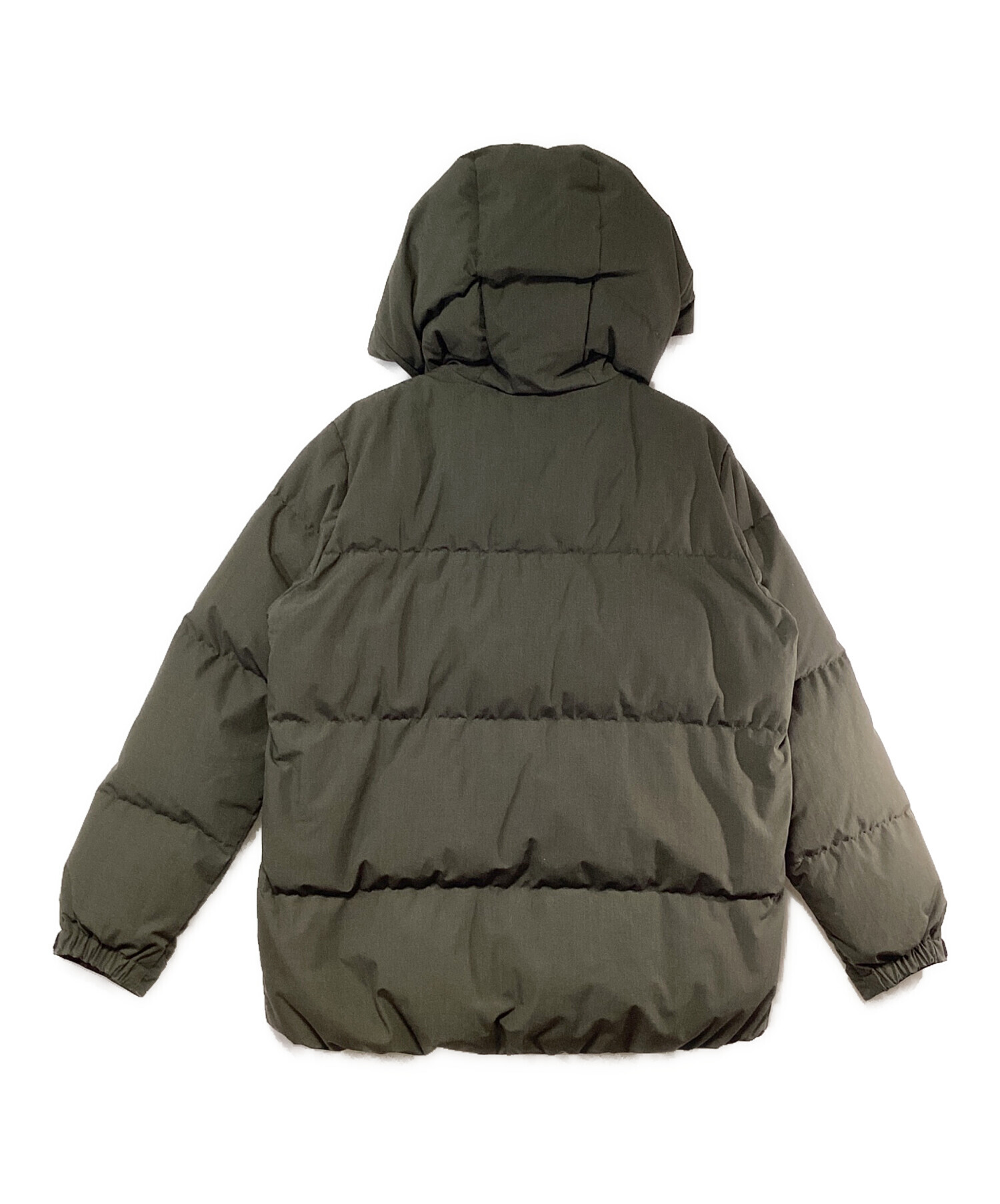   カーキダウンジャケット Lサイズ 中古・古着通販】NANGA (ナンガ) タキビダウンジャケット カーキ