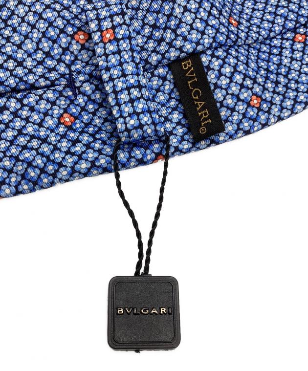 中古・古着通販】BVLGARI (ブルガリ) シルクネクタイ ネイビー×ブルー