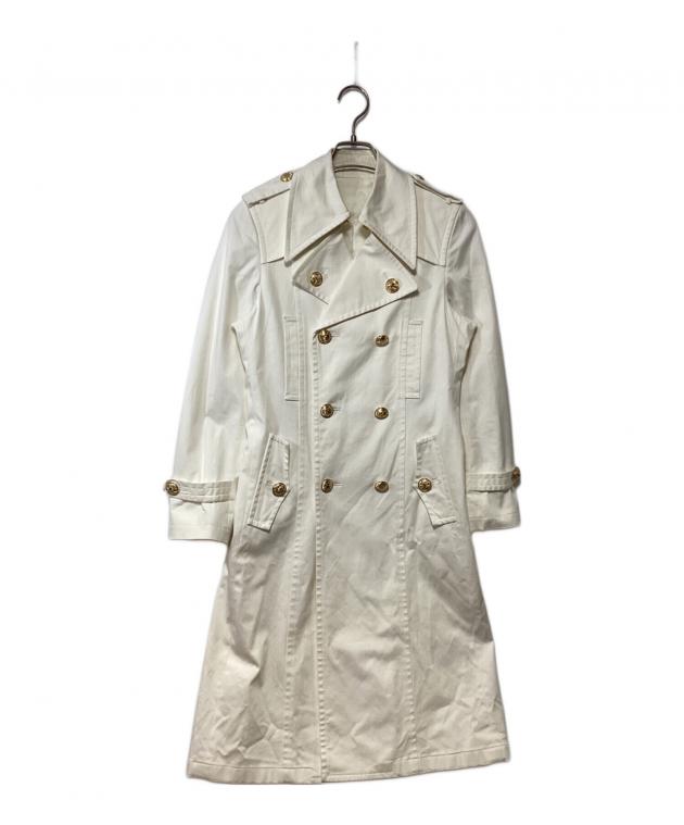 中古・古着通販】Roen (ロエン) トレンチコート ホワイト サイズ:44