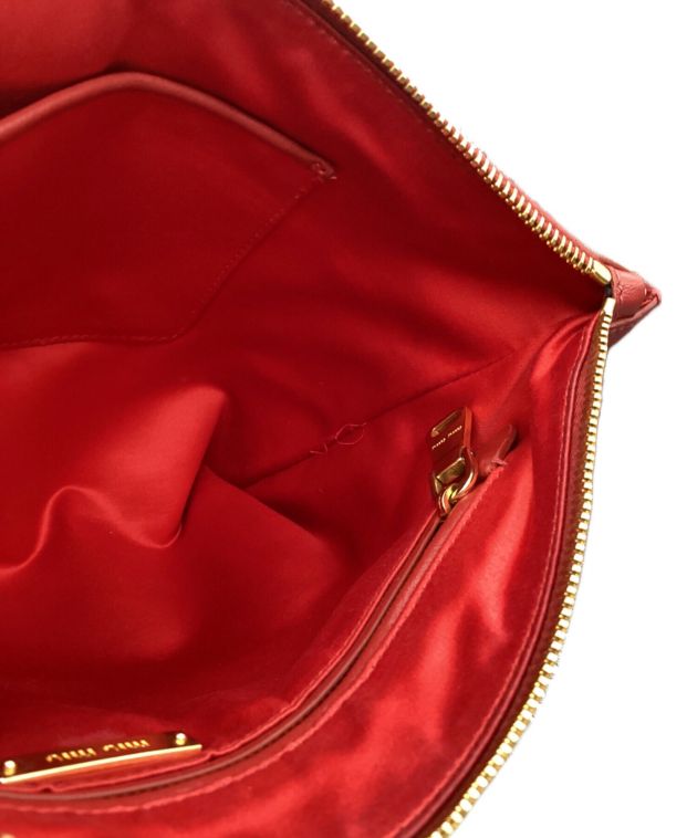 中古・古着通販】MIU MIU (ミュウミュウ) スタッズクラッチバッグ