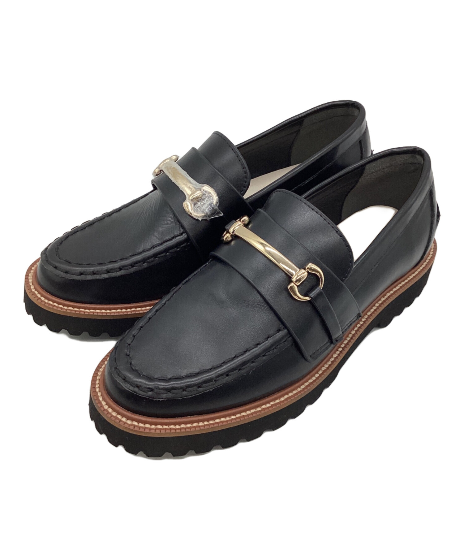 中古・古着通販】MAZELL (マゼル) ローファー ブラック サイズ:SIZE 35