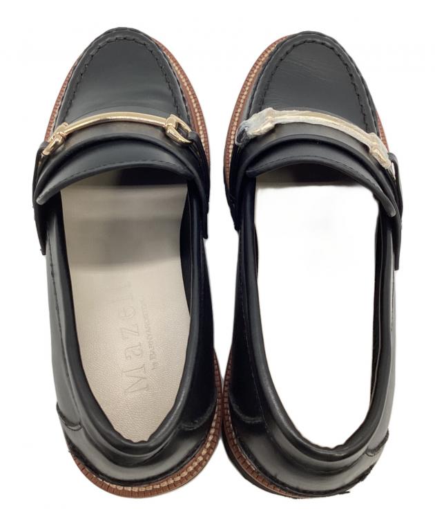 中古・古着通販】MAZELL (マゼル) ローファー ブラック サイズ:SIZE 35