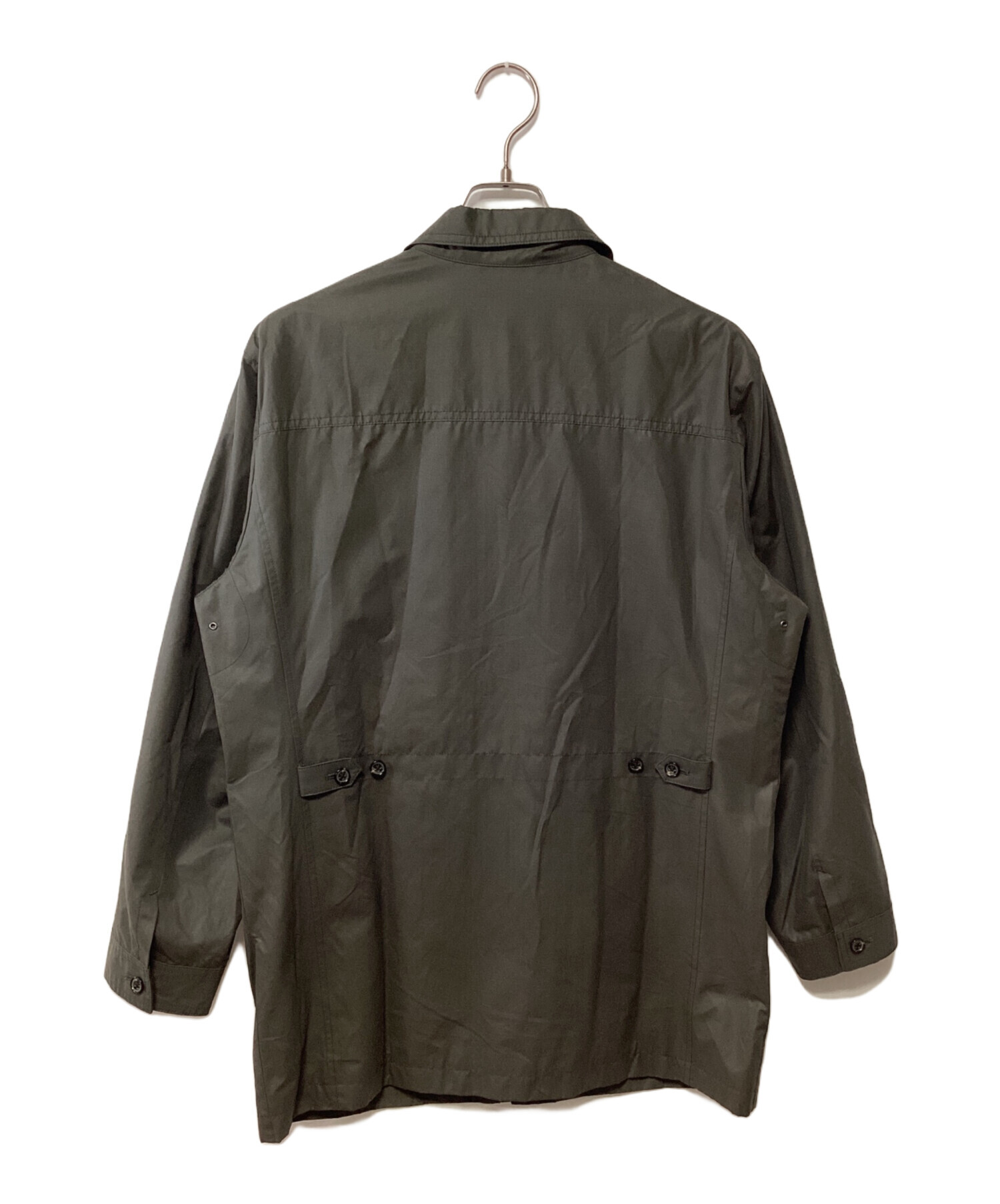 中古・古着通販】CROCODILE (クロコダイル) ステンカラーコート カーキ 