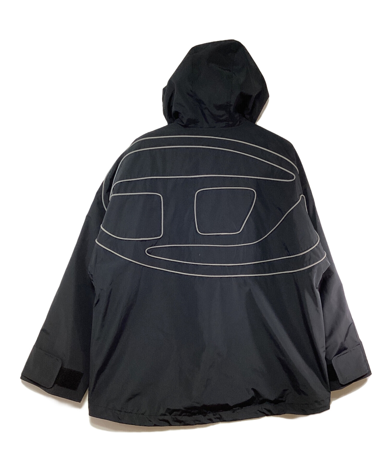 48 ディーゼルアウター 中古・古着通販】DIESEL (ディーゼル) ナイロンジャケット ブラック