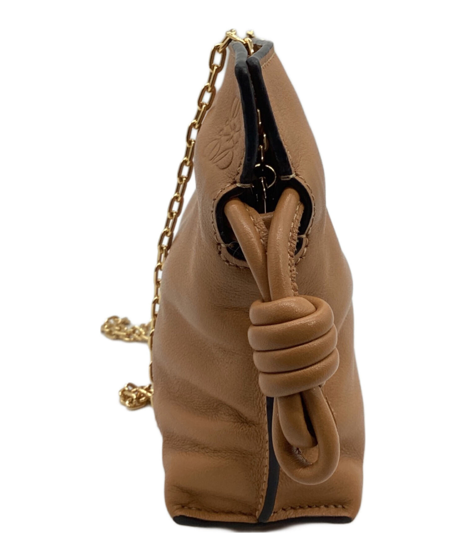 中古・古着通販】LOEWE (ロエベ) FLAMENCO CLUTCH NANO ブラウン 