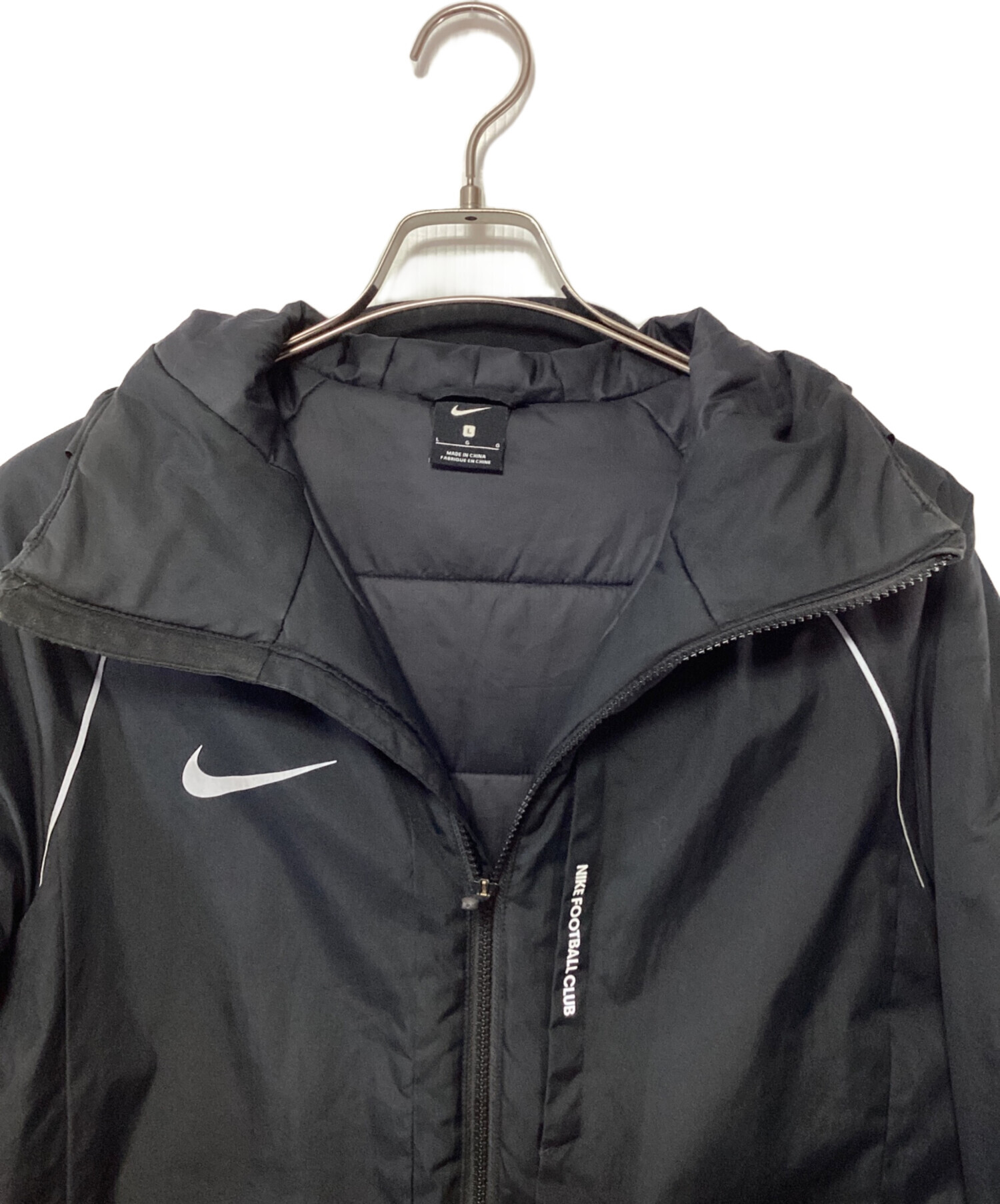 中古・古着通販】NIKE (ナイキ) フーデッドジャケット ブラック サイズ