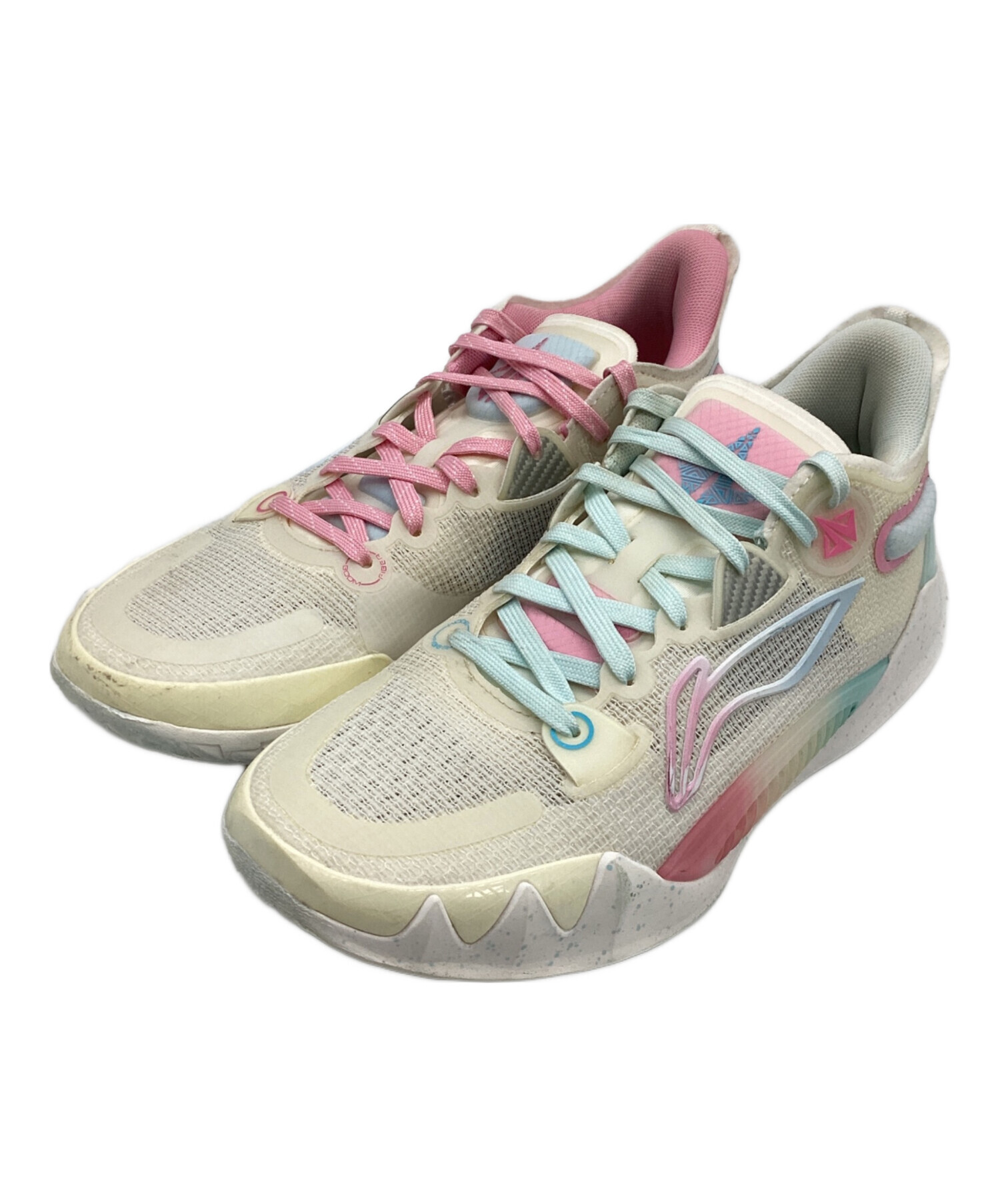 中古・古着通販】LI-NING (リーニン) JIMMY BUTLER 1 ホワイト×ピンク