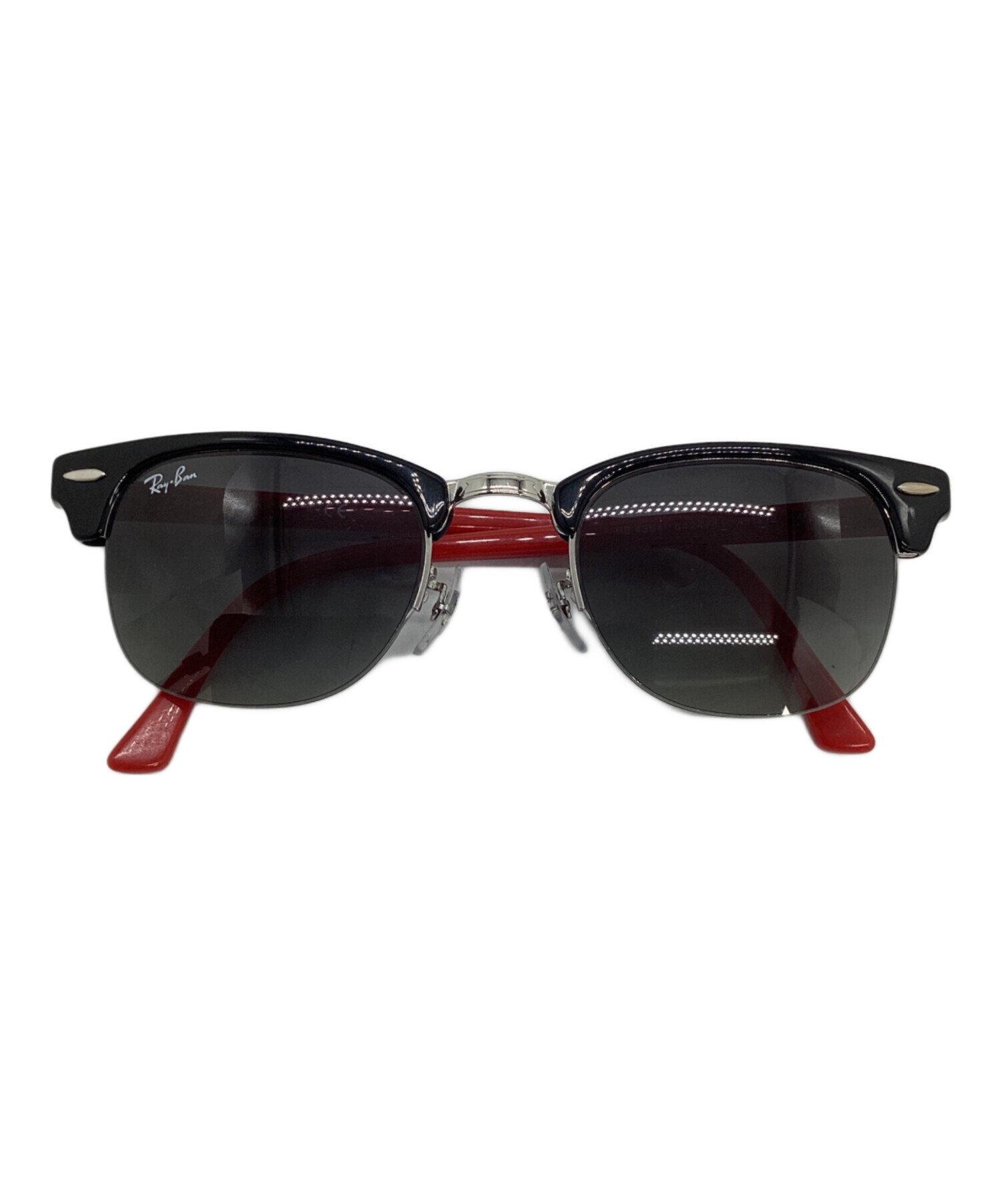 中古・古着通販】RAY-BAN (レイバン) サングラス ブラック×レッド 