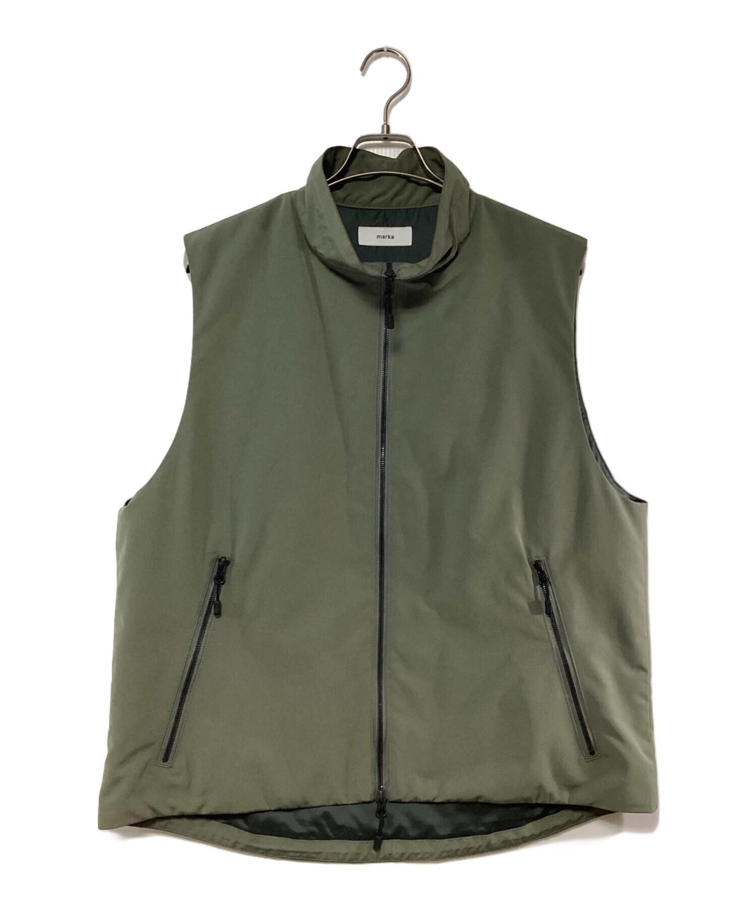 中古・古着通販】MARKA (マーカ) TECH VEST カーキ サイズ:2｜ブランド 
