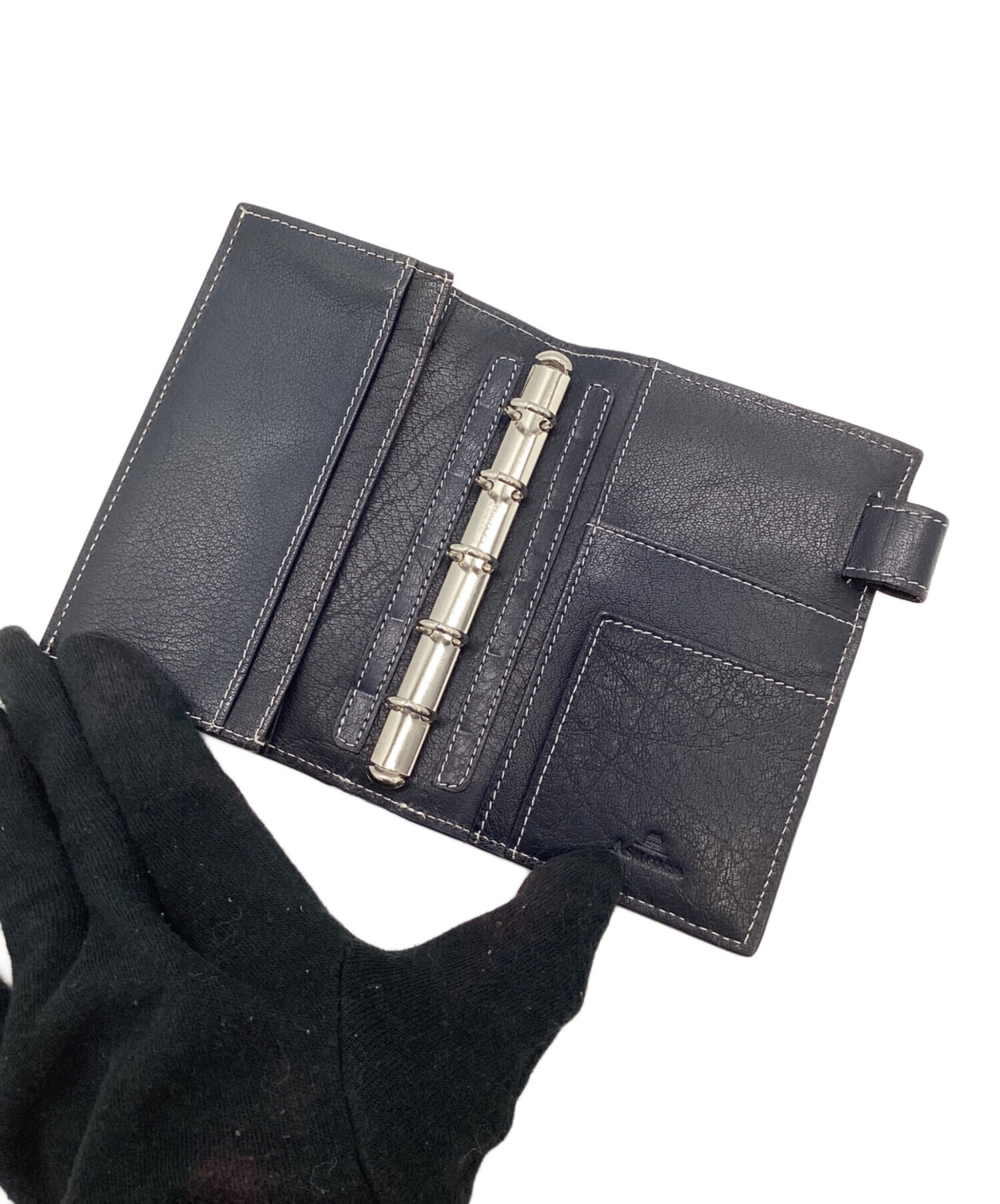 中古・古着通販】ASHFORD (アシュフォード) 手帳カバー ネイビー