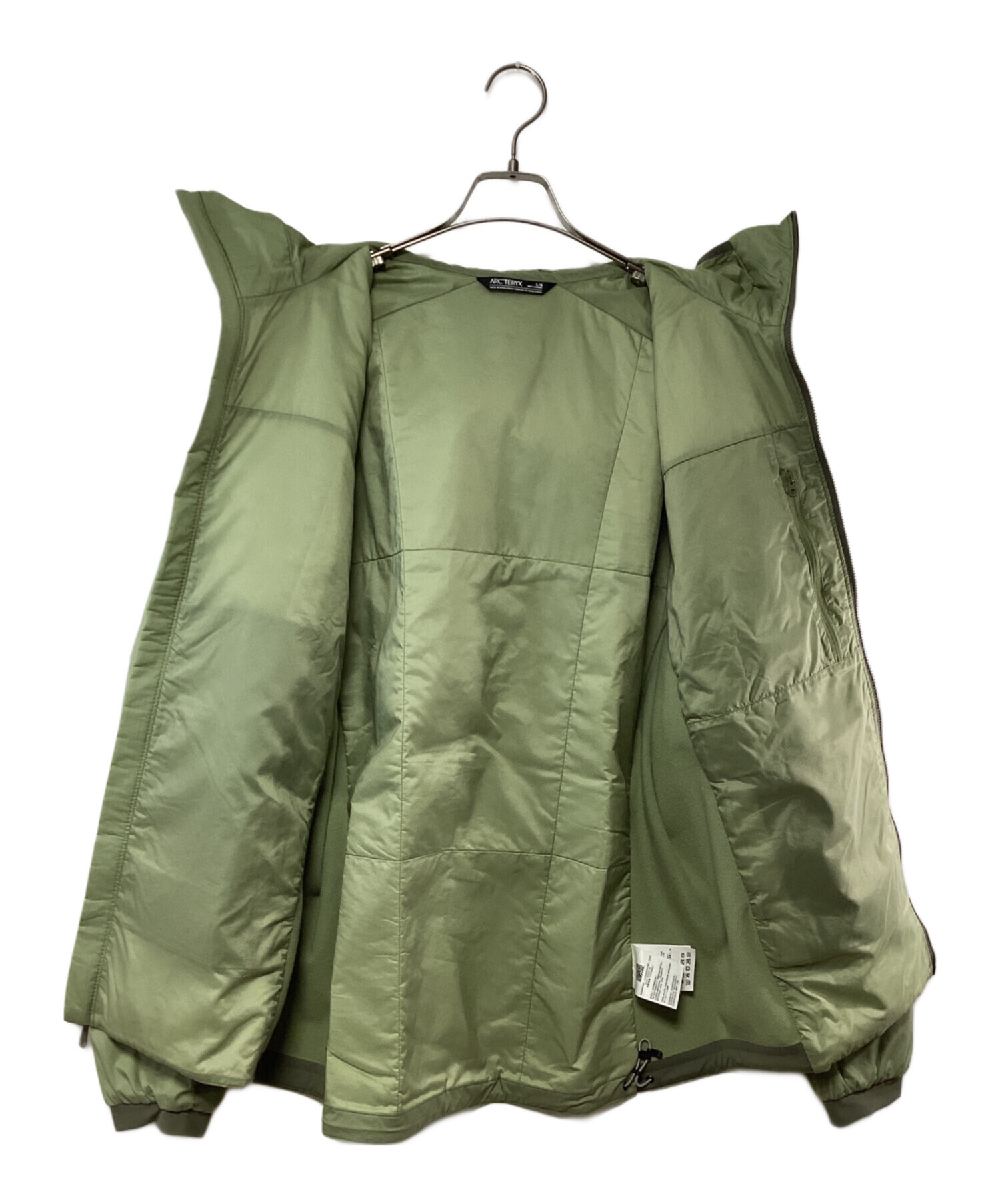 中古・古着通販】ARC'TERYX (アークテリクス) アトムフーディ M カーキ