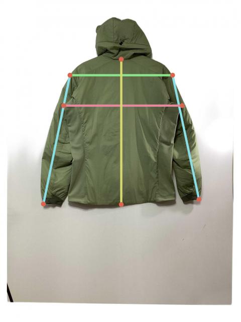 中古・古着通販】ARC'TERYX (アークテリクス) アトムフーディ M カーキ