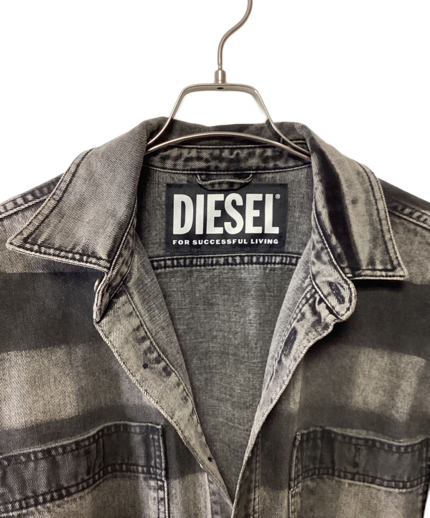 中古・古着通販】DIESEL (ディーゼル) プリントデザインデニム 