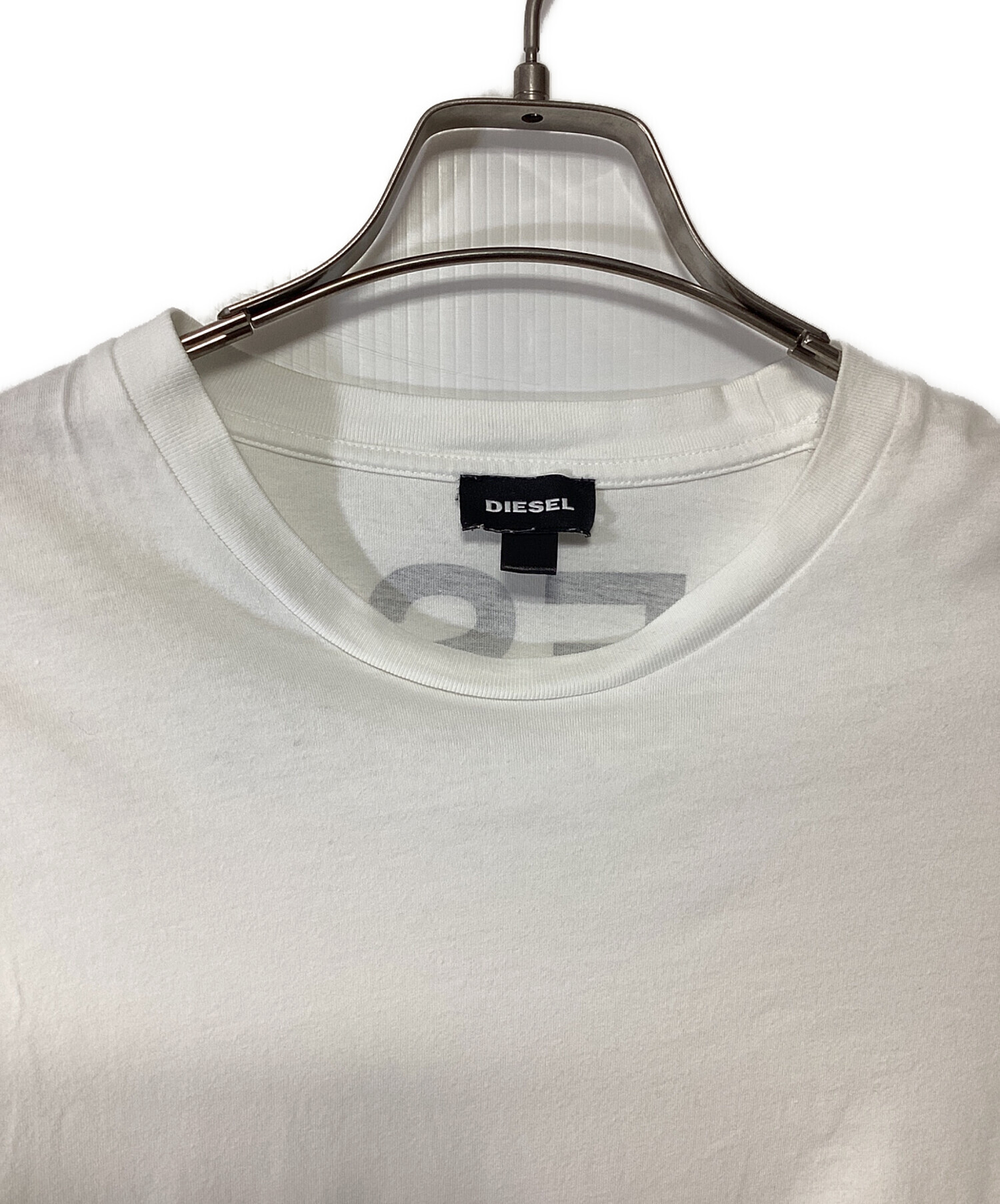 中古・古着通販】DIESEL (ディーゼル) ロングスリーブTシャツ ホワイト