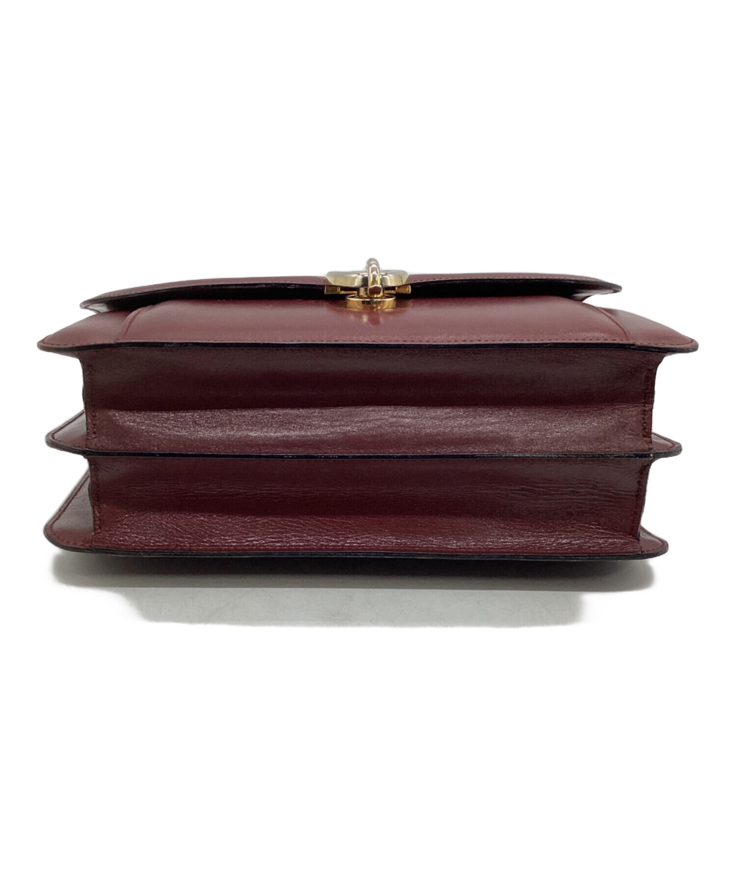 中古・古着通販】CELINE (セリーヌ) ショルダーバッグ ワインレッド