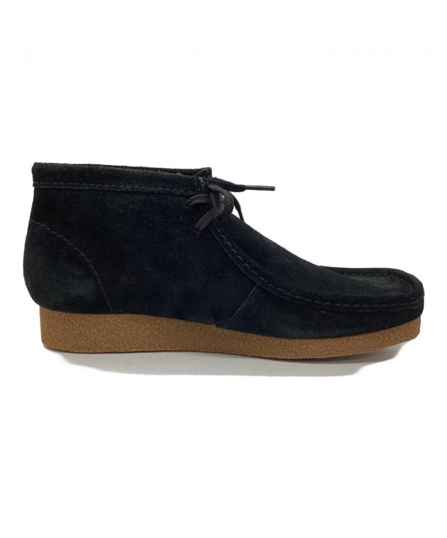 clarks ワラビー UK9 中古・古着通販】CLARKS (クラークス) ワラビーシューズ ブラック
