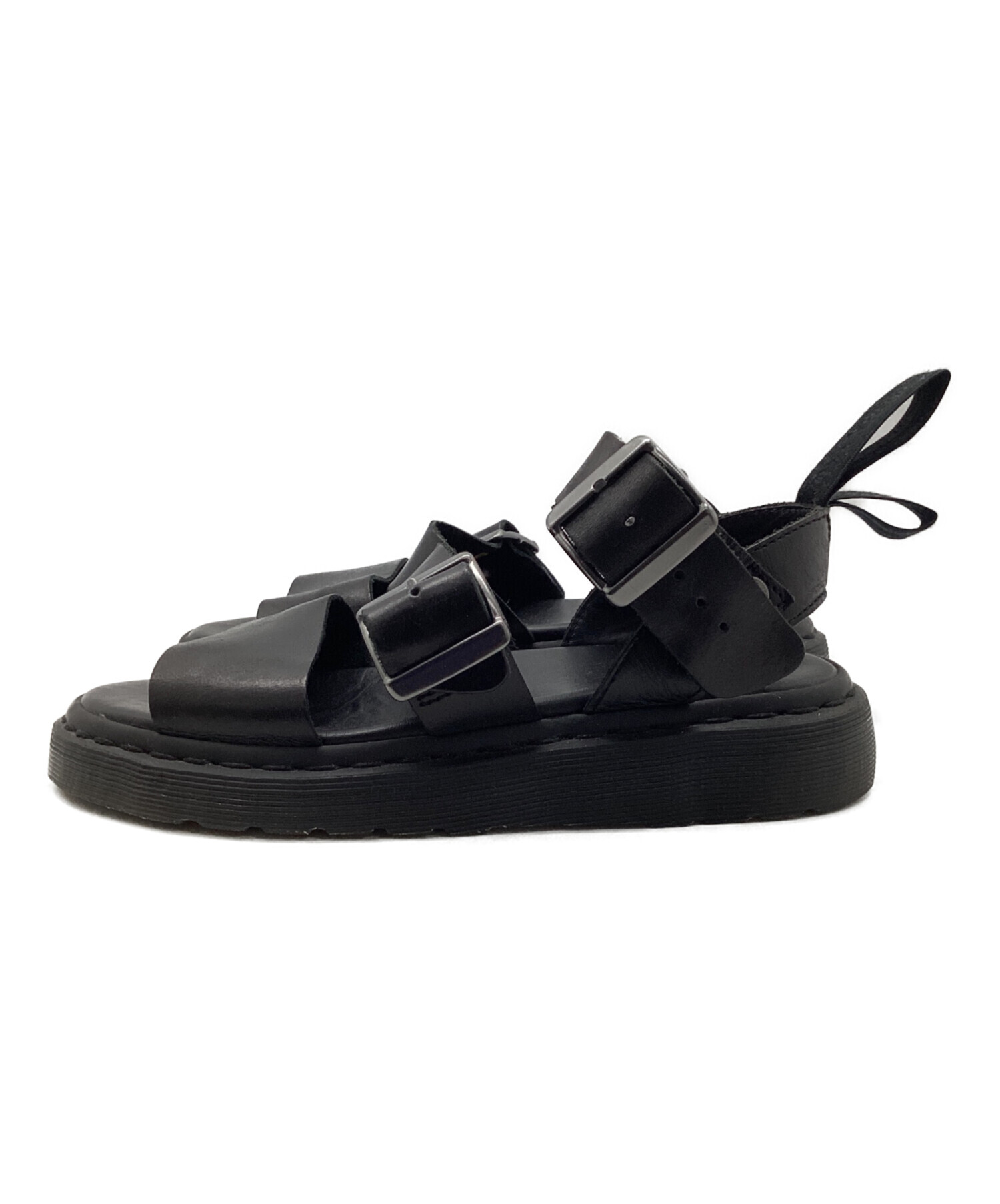 ドクターマーチン　サンダルUK4 中古・古着通販】Dr.Martens (ドクターマーチン) サンダル ブラック