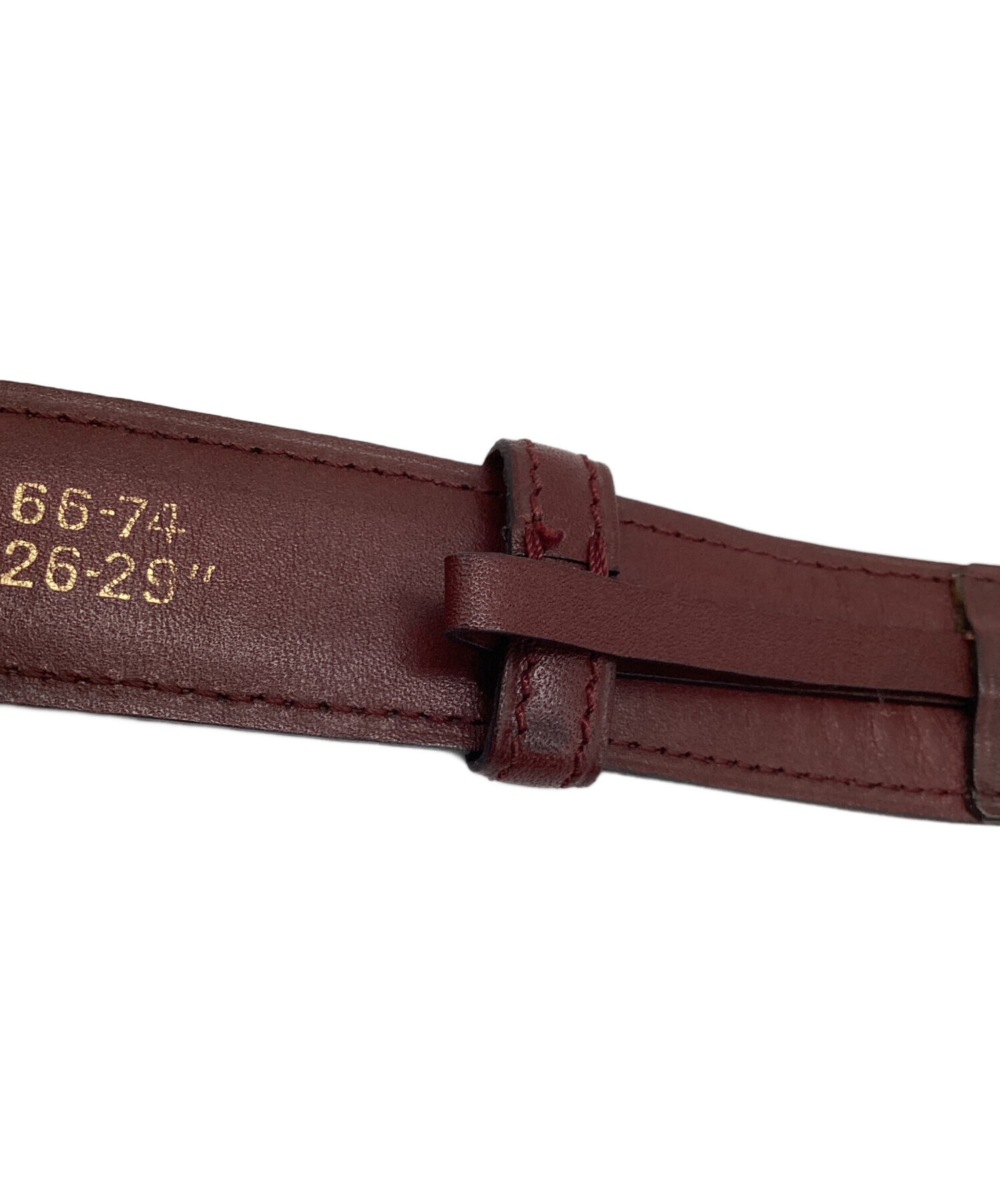 中古・古着通販】Cartier (カルティエ) ベルト ボルドー｜ブランド