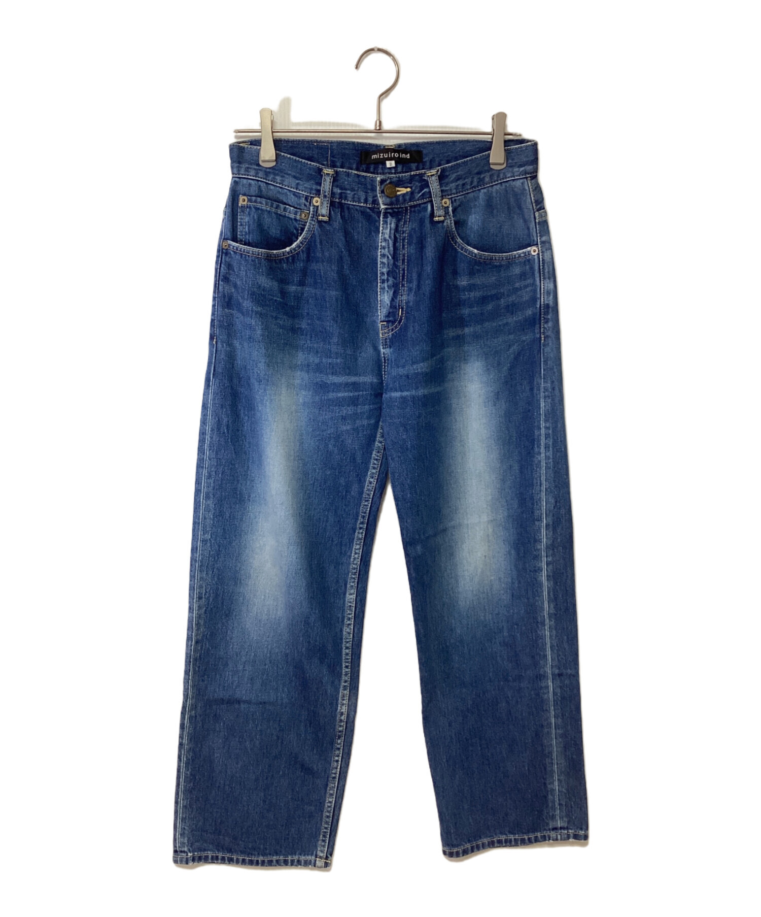 中古・古着通販】mizuiro-ind (ミズイロインド) デニムパンツ 中古・古着通販】mizuiro-ind (ミズイロインド) デニムパンツ