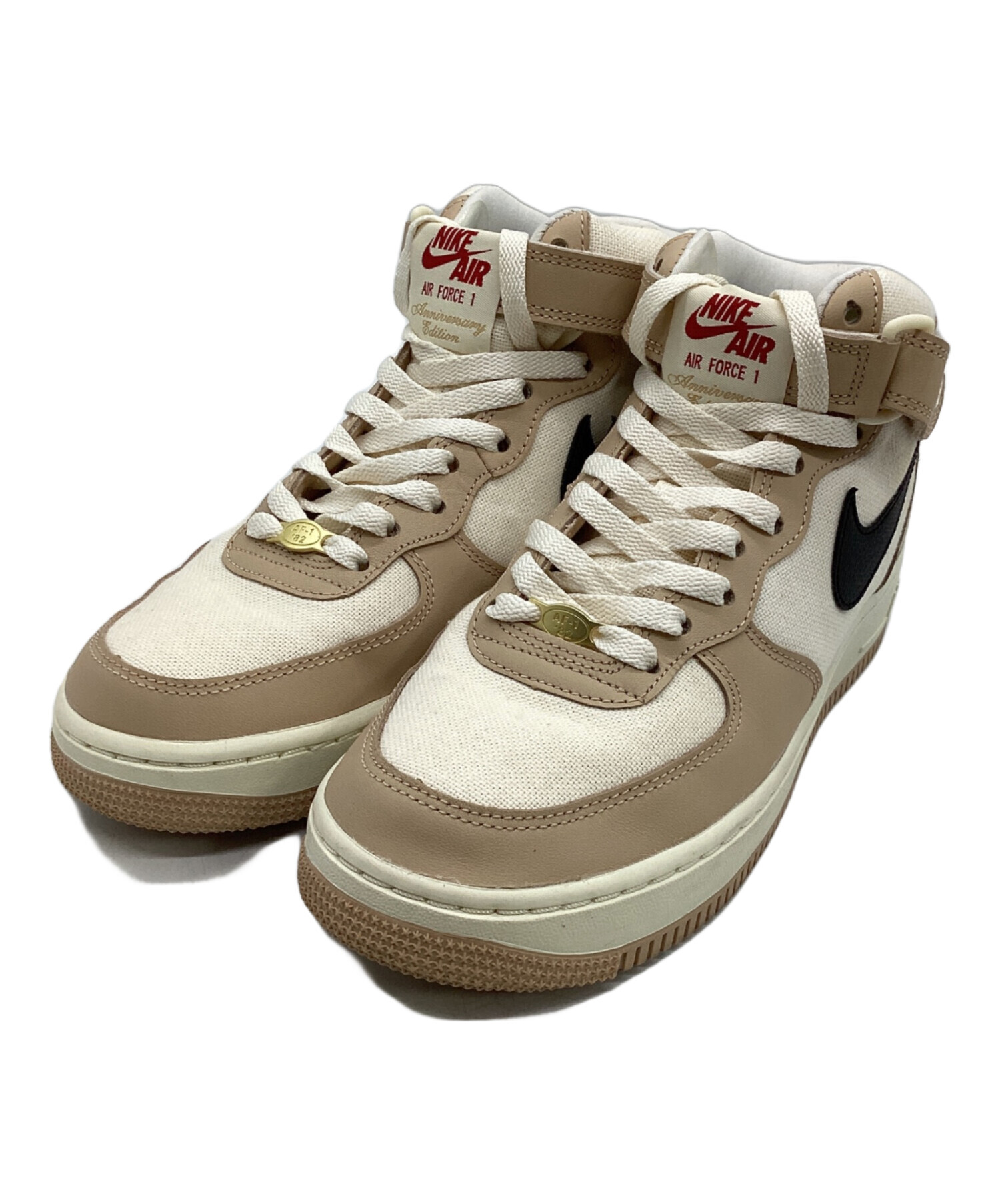 中古・古着通販】NIKE (ナイキ) AIR FORCE 1 MID 07 LX ベージュ 