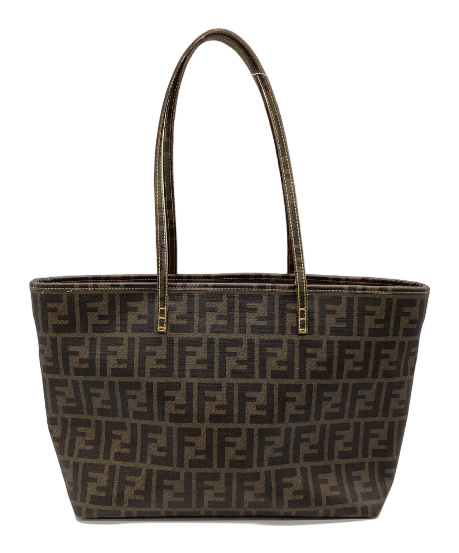 中古・古着通販】FENDI (フェンディ) トートバッグ ベージュ×ブラウン  