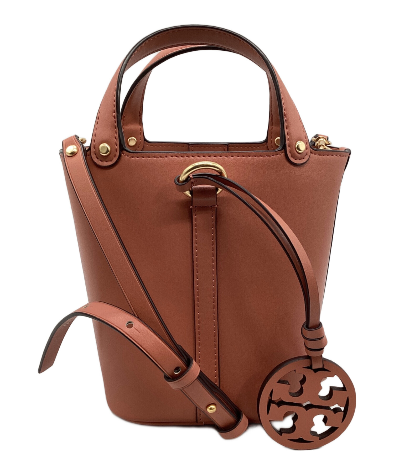 本物 トリー バーチ TORY BURCH レザー 2WAY ショルダーバッグ ハンドバッグ ポシェット ピンク バッグ 中古 中古・古着通販】TORY BURCH (トリーバーチ) 2WAYショルダーバッグ