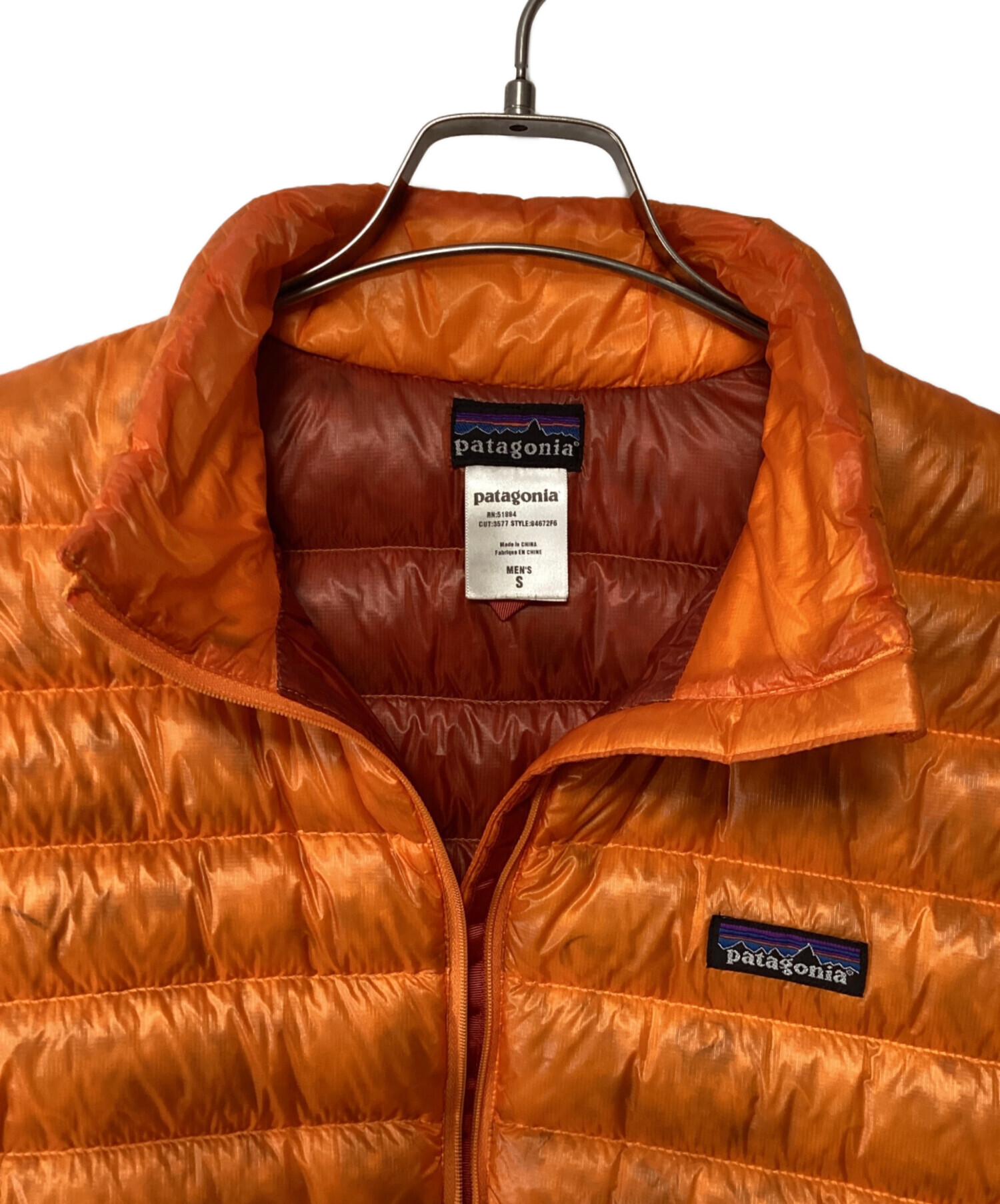 patagonia パタゴニア ダウンジャケット オレンジ d64 【公式通販】