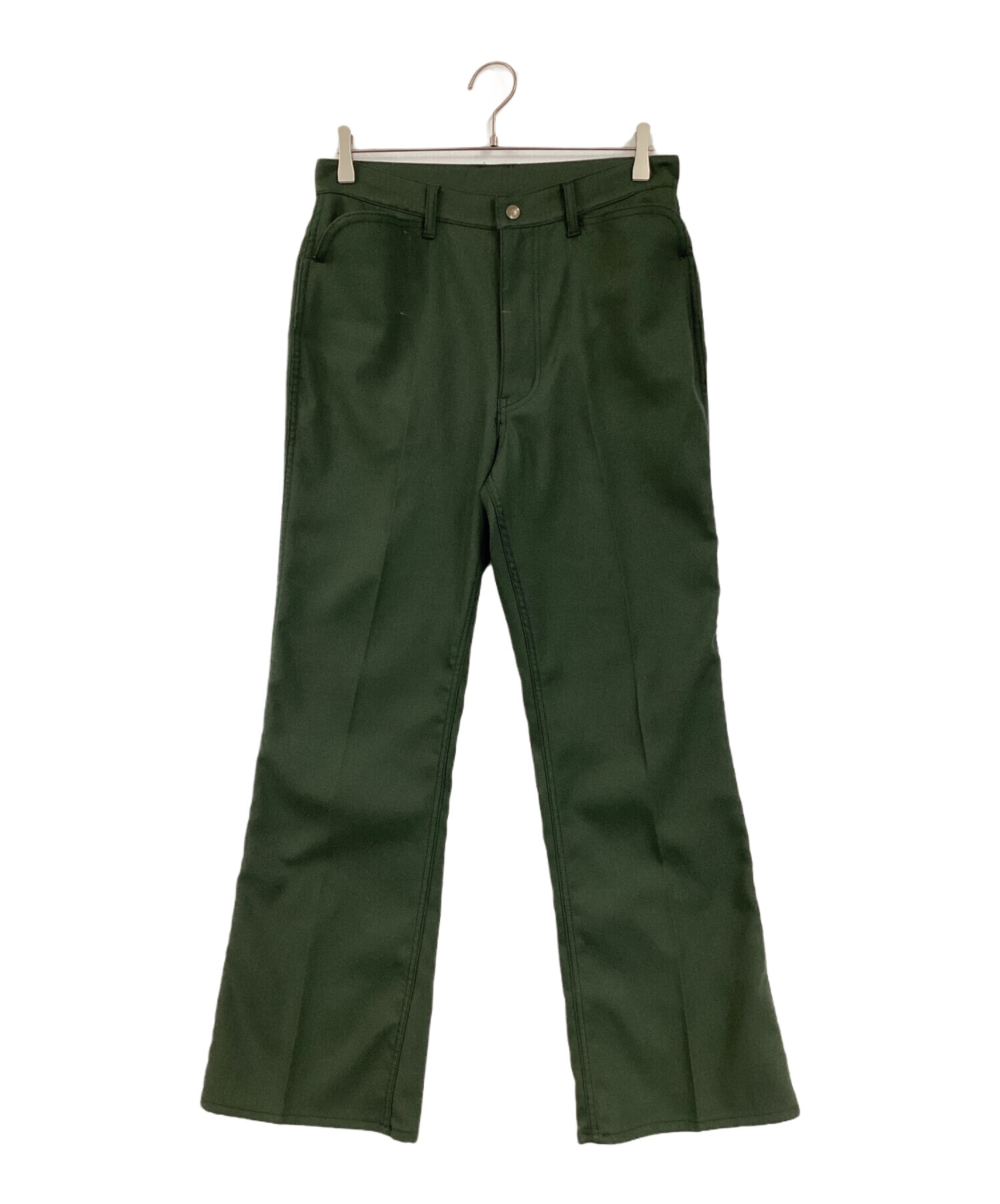 中古・古着通販】Needles (ニードルズ) フレアパンツ グリーン サイズ