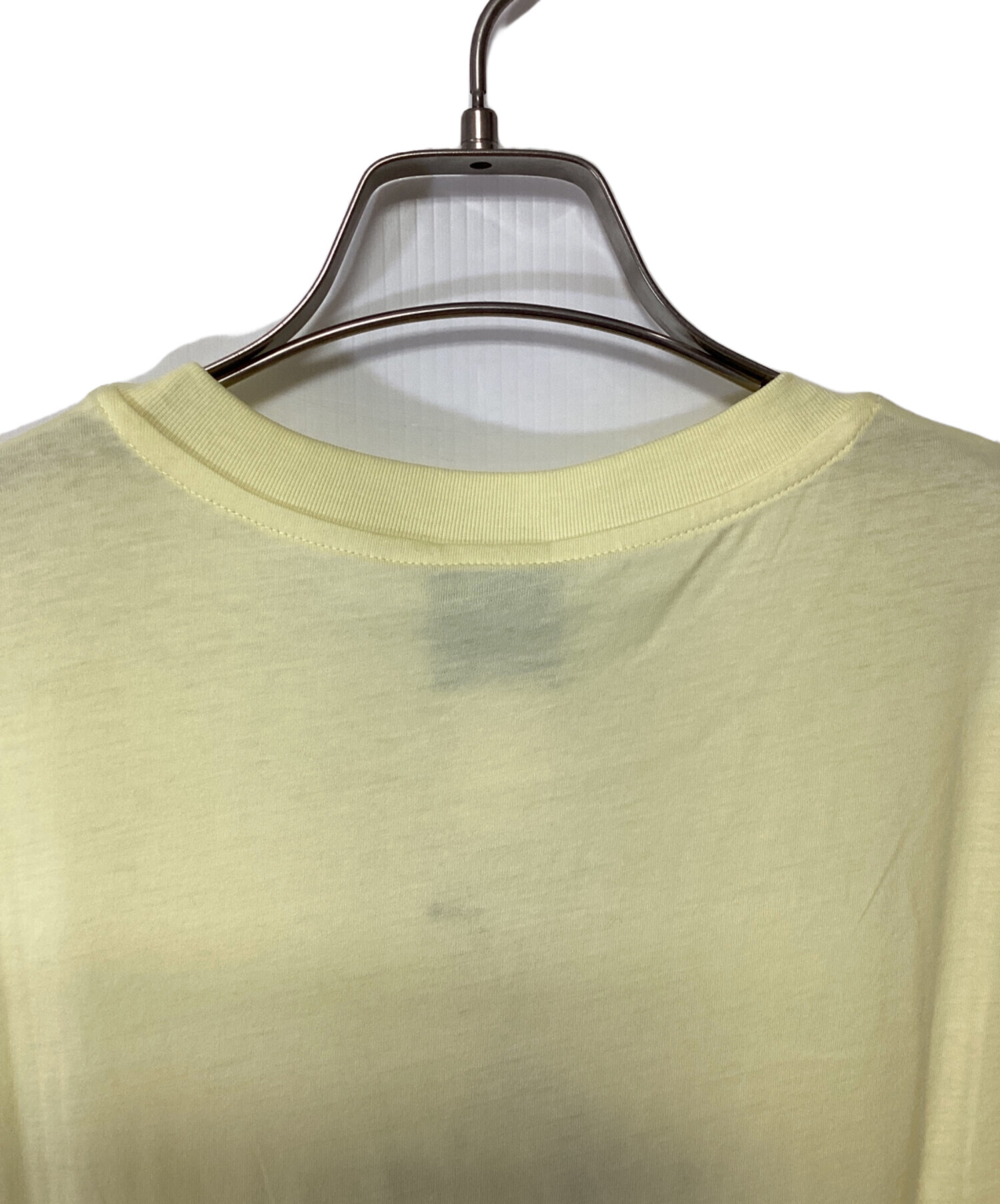 中古・古着通販】patou (パトゥ) ロゴカットソー イエロー サイズ:XS