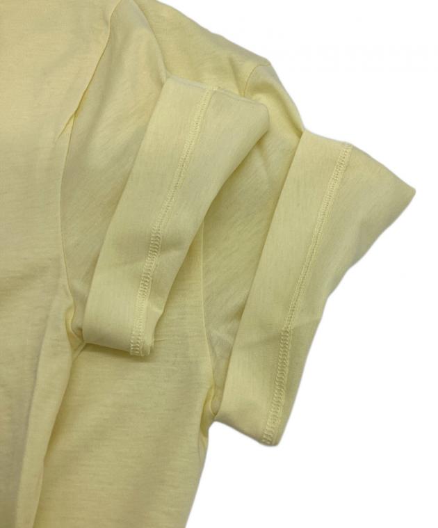 中古・古着通販】patou (パトゥ) ロゴカットソー イエロー サイズ:XS