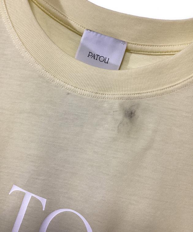 中古・古着通販】patou (パトゥ) ロゴカットソー イエロー サイズ:XS