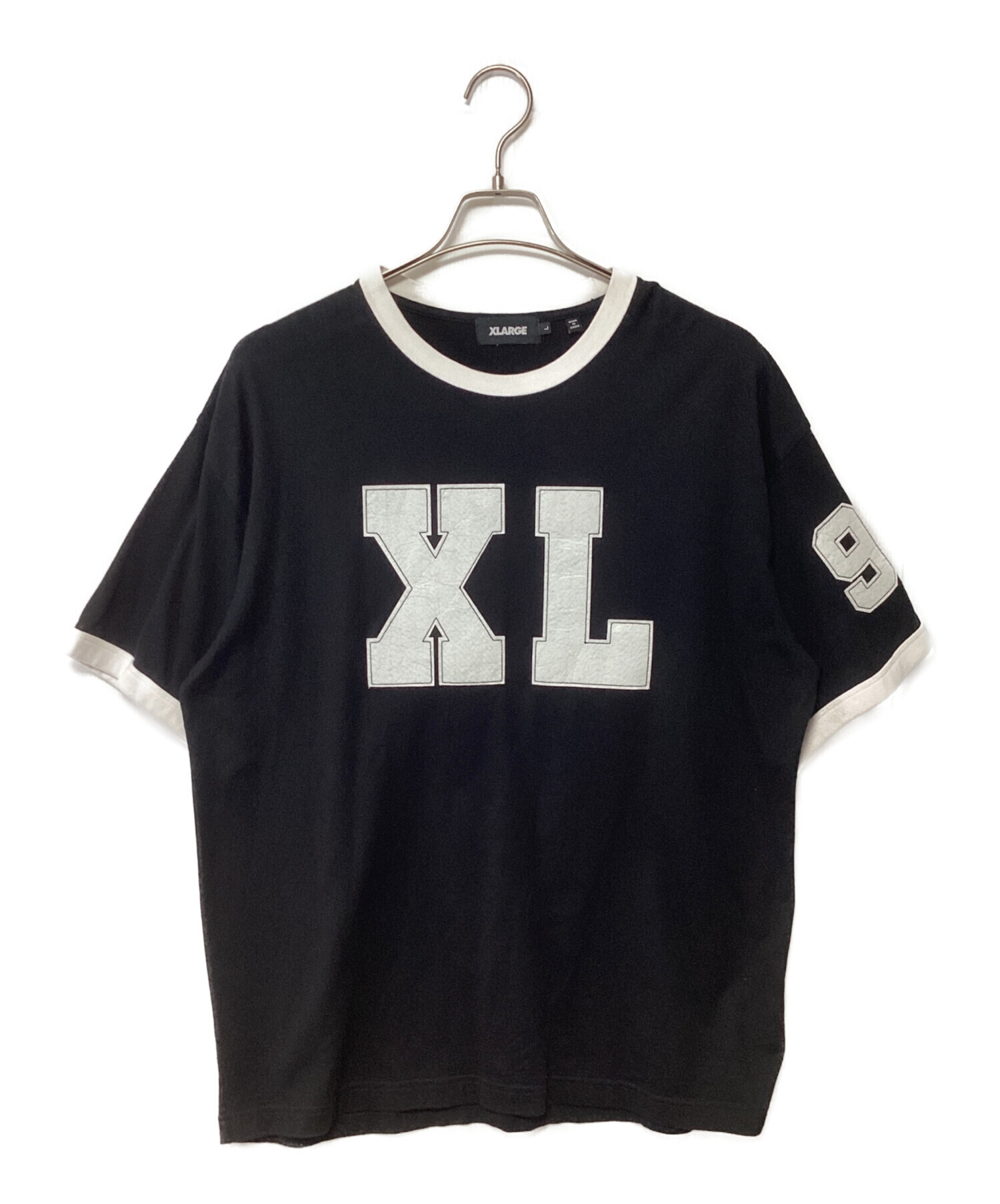 中古・古着通販】X-LARGE (エクストララージ) パッチリンガーTシャツ 