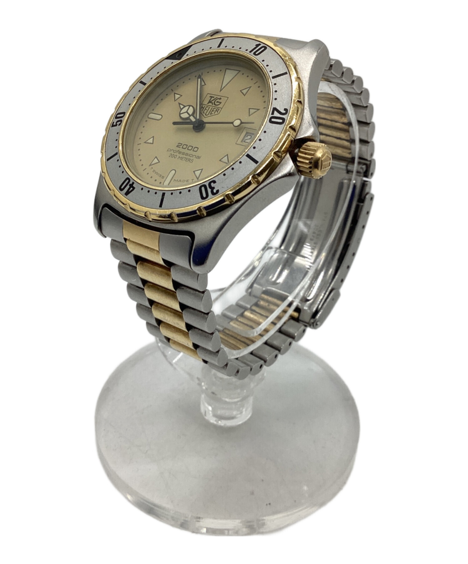 中古・古着通販】TAG Heuer (タグホイヤー) 腕時計 2000 ゴールド 
