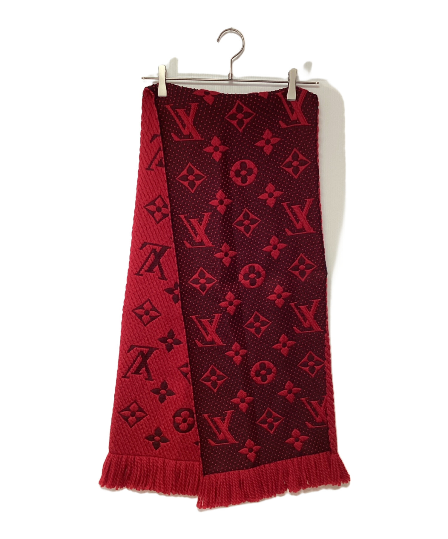 りあ　正規店購入品 お買い得 ルイヴィトン ストール エシャルプロゴマニア 中古・古着通販】LOUIS VUITTON (ルイ ヴィトン) エシャルプ・ロゴ