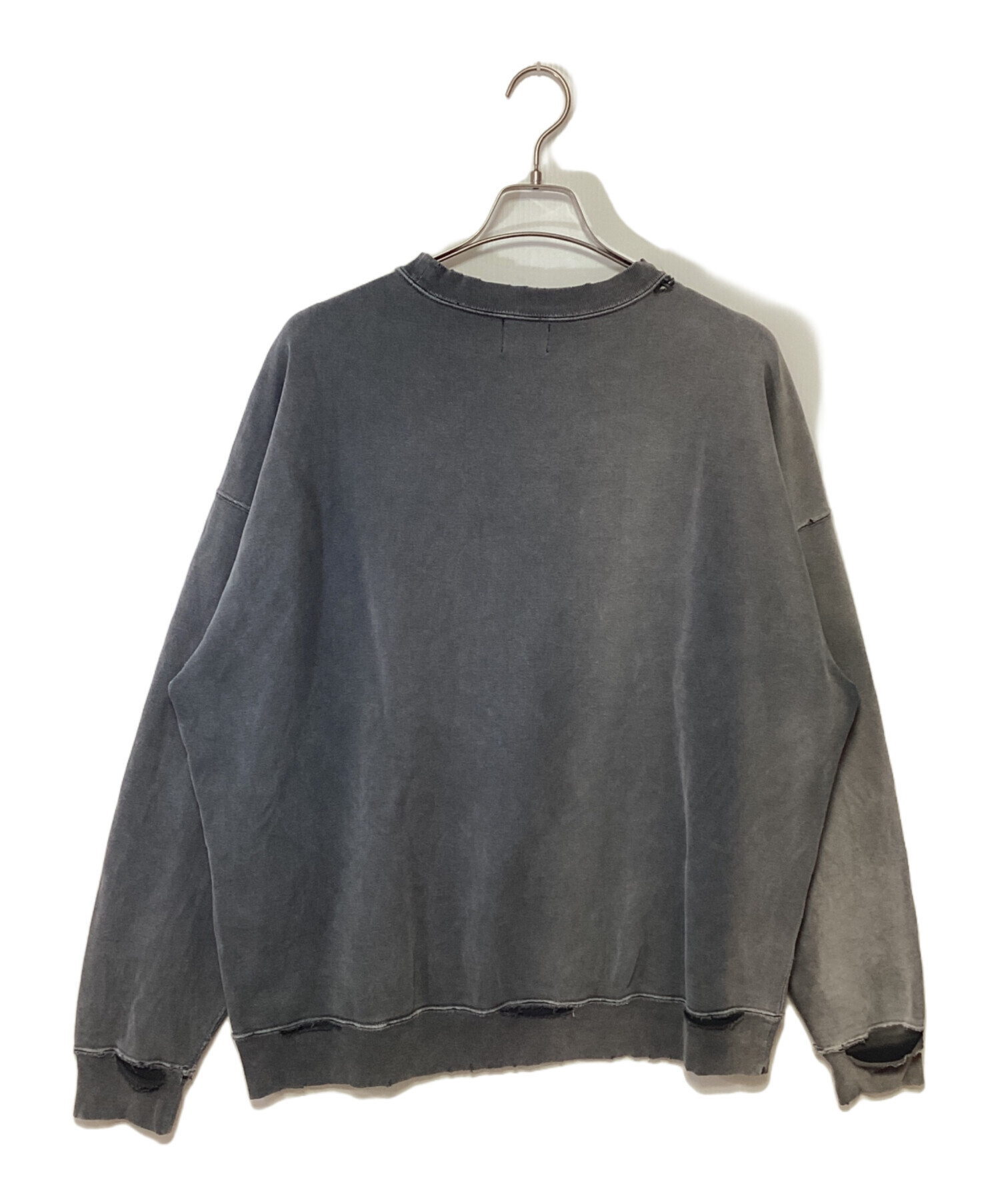 中古・古着通販】REMI RELIEF (レミレリーフ) ダメージ加工スウェット