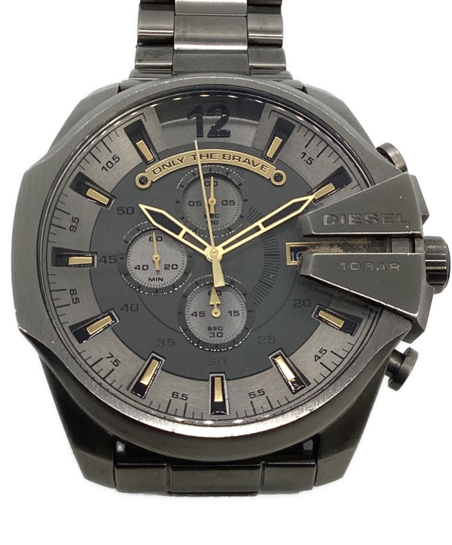 中古・古着通販】DIESEL (ディーゼル) クロノグラフ ゴールド