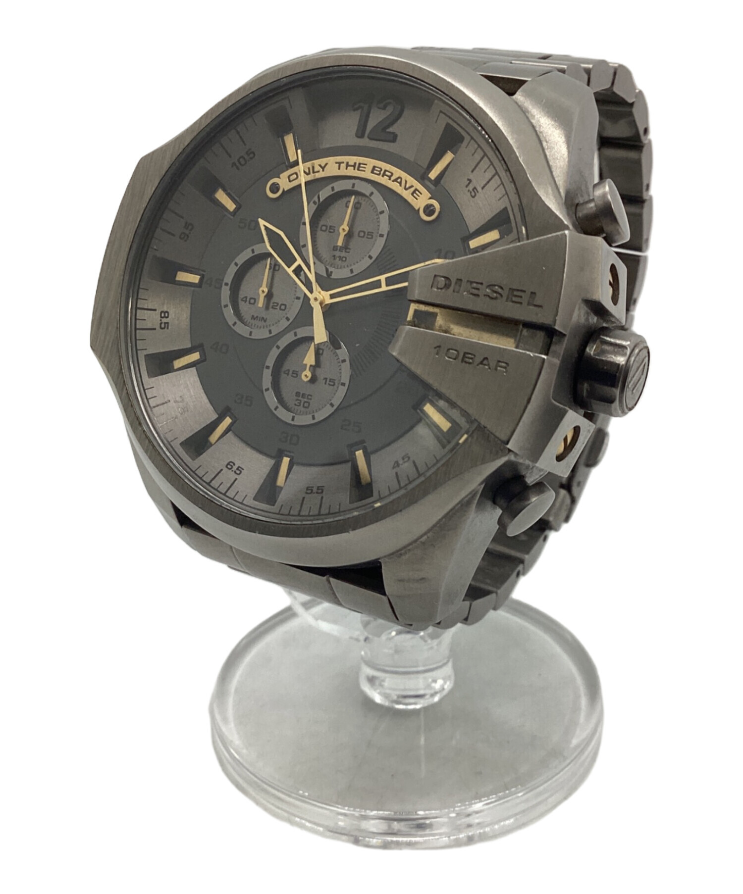 中古・古着通販】DIESEL (ディーゼル) クロノグラフ ゴールド