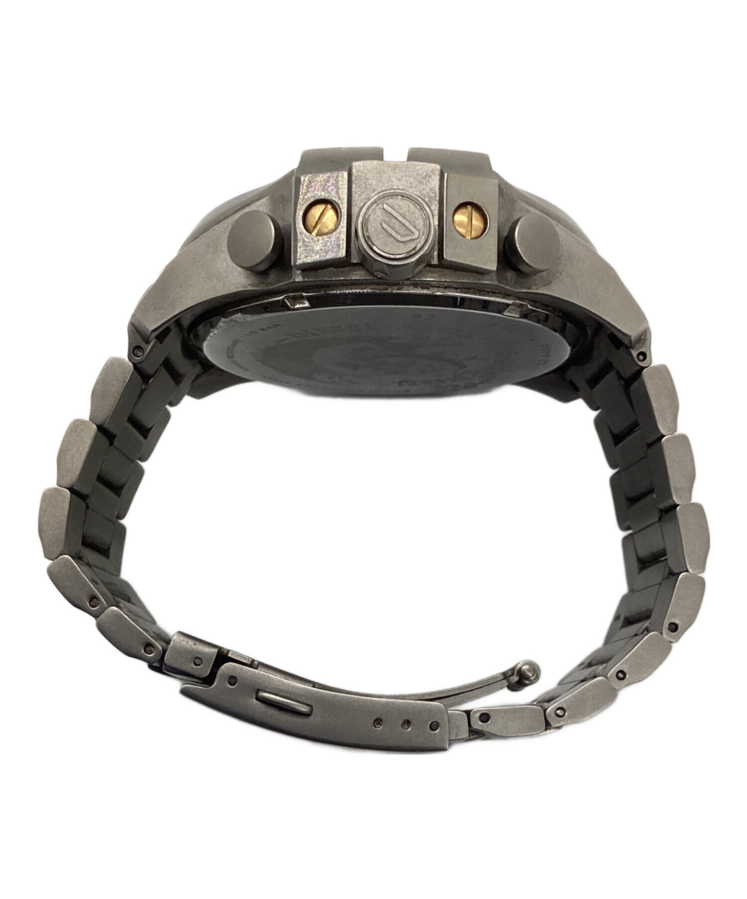 中古・古着通販】DIESEL (ディーゼル) クロノグラフ ゴールド