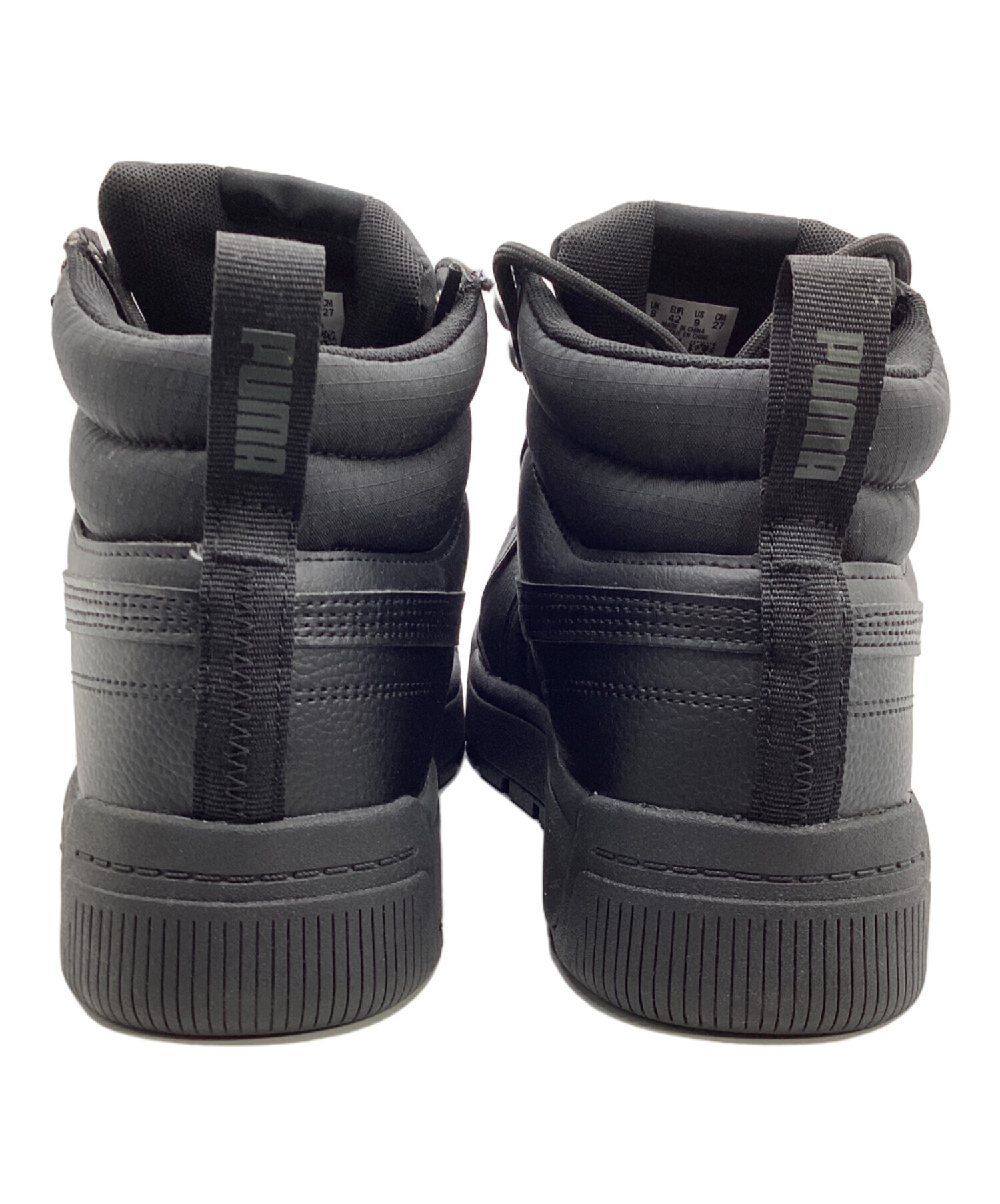 Puma ブラック ハイカットスニーカー 中古・古着通販】PUMA (プーマ) ハイカットスニーカー ブラック サイズ