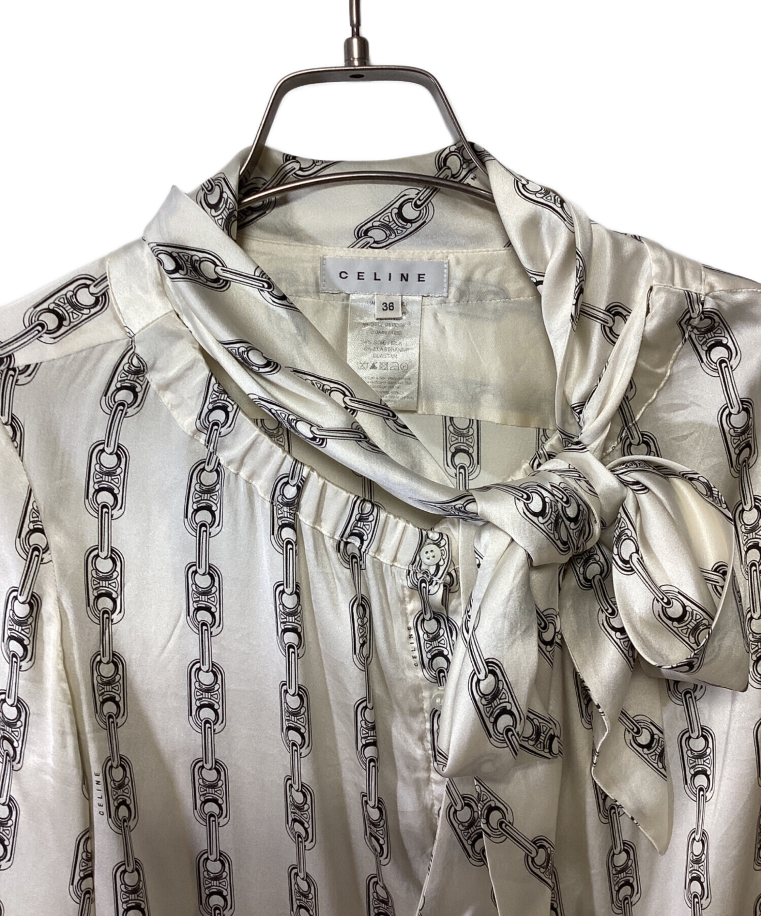 中古・古着通販】CELINE (セリーヌ) ブラウス アイボリー サイズ:36