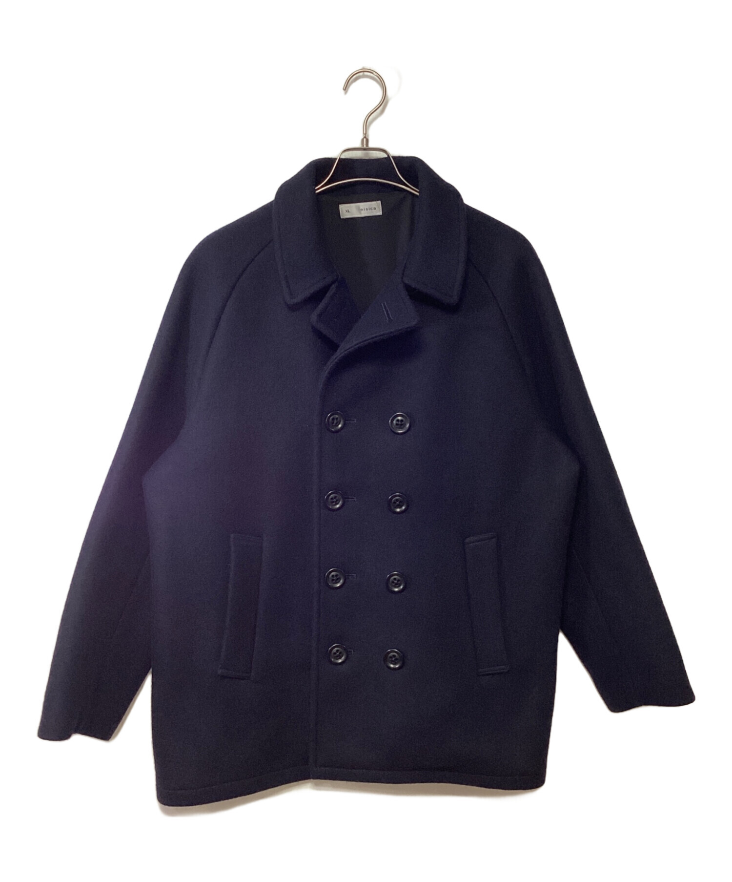 中古・古着通販】nisica (ニシカ) Pコート ネイビー サイズ:XL