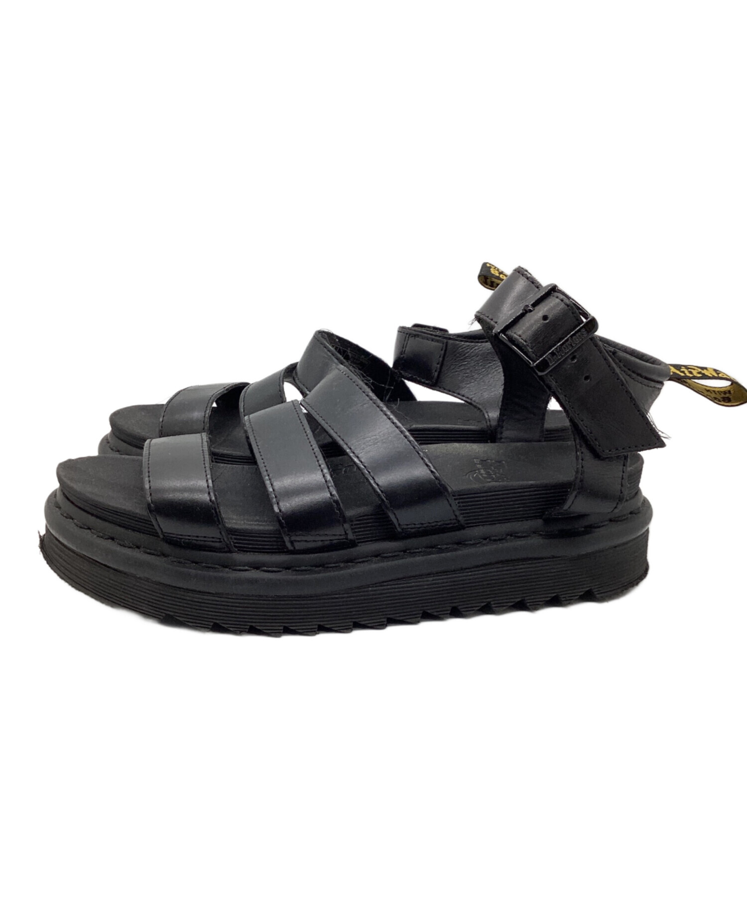 メンズ ユニセックス Dr. Martens ブラック スポーツサンダル EU 38
