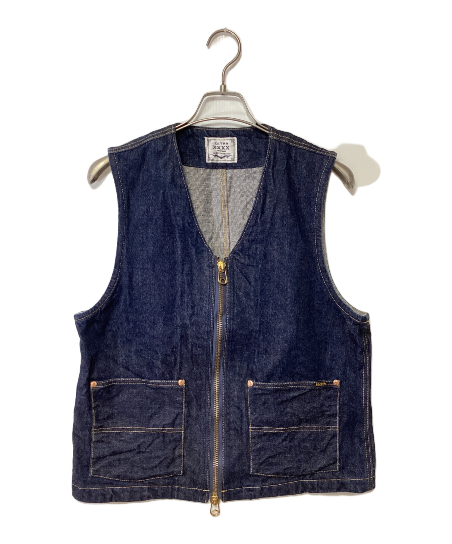 中古・古着通販】BIG JOHN (ビッグジョン) デニムベスト インディゴ