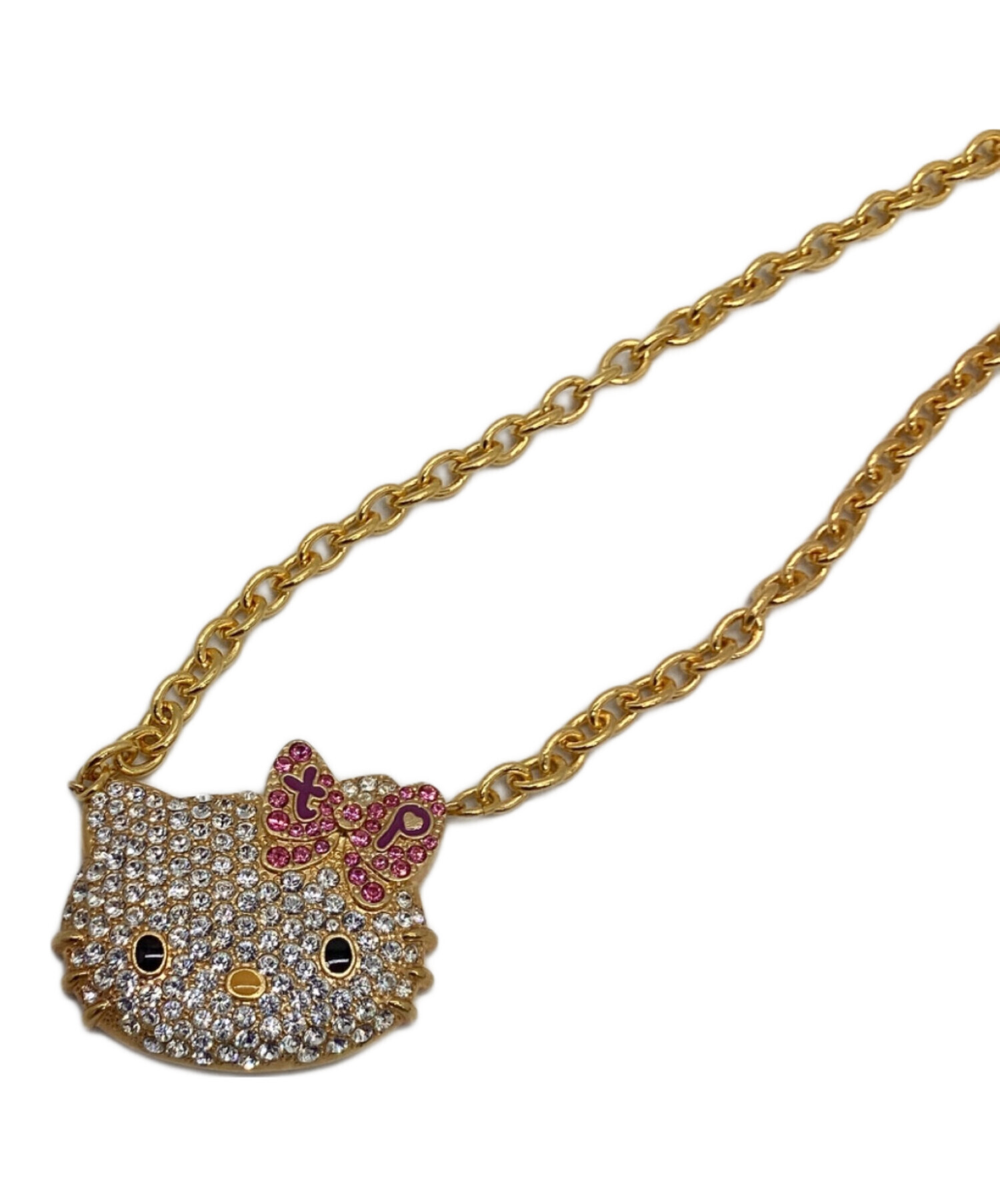 未使用 tinkpinkハローキティビッグネックレス フェイス型　激レア 中古・古着通販】tink pink (ティンク ピンク) Sanrio (サンリオ