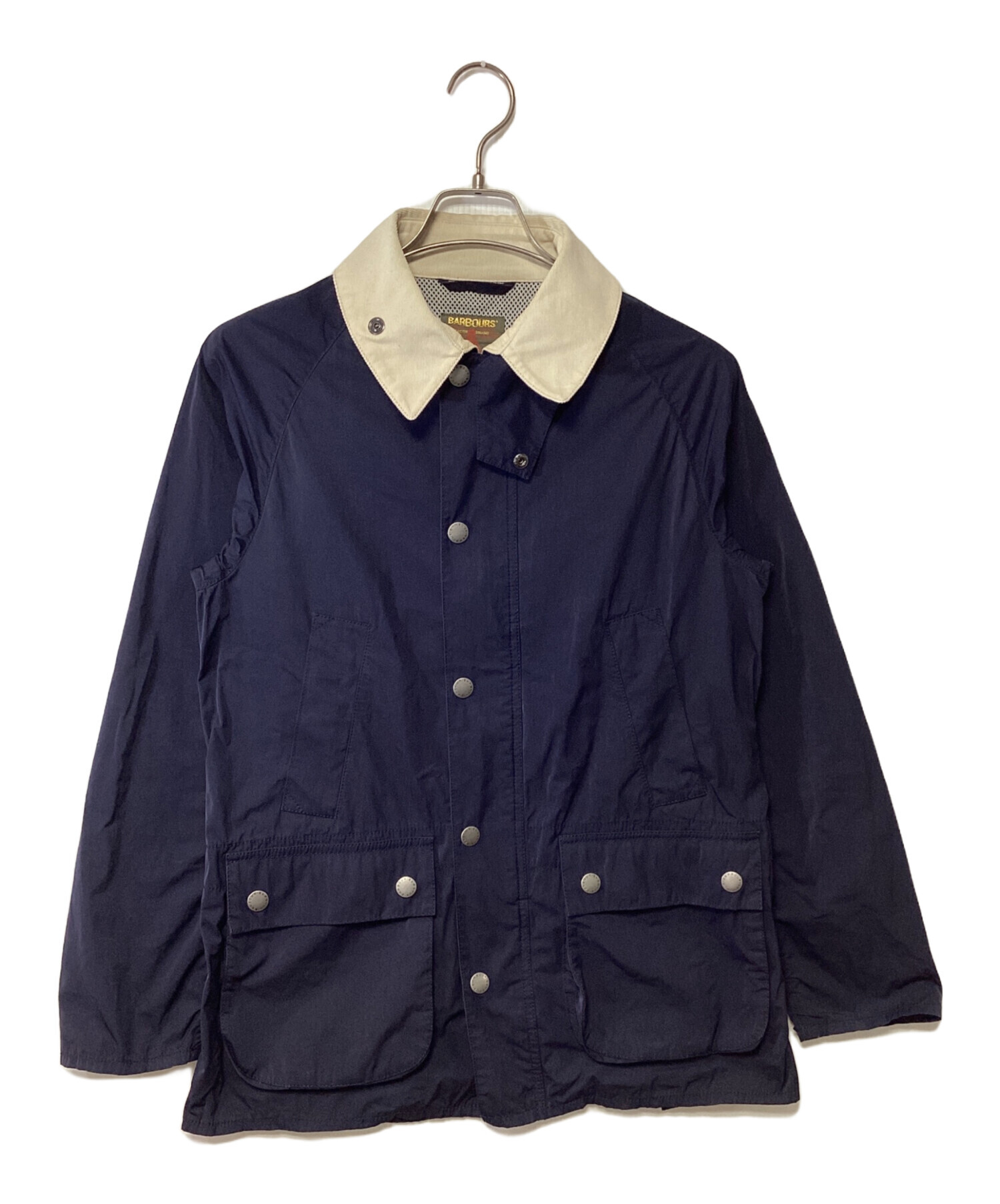 Barbour ネイビー ミリタリージャケット S 中古・古着通販】Barbour (バブアー) ミリタリージャケット BARBOURS