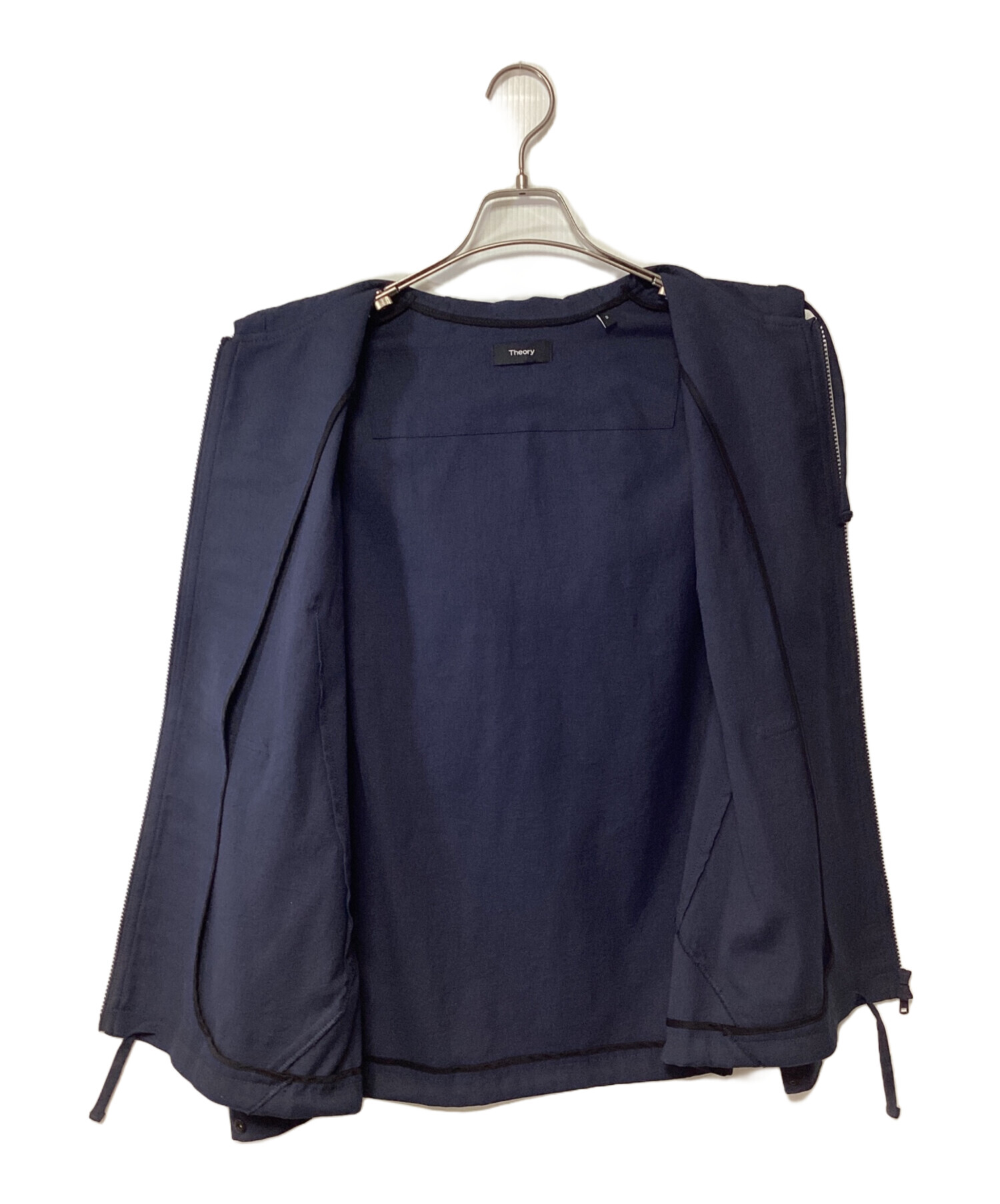中古・古着通販】theory (セオリー) HOODIE-JKT ネイビー サイズ:S